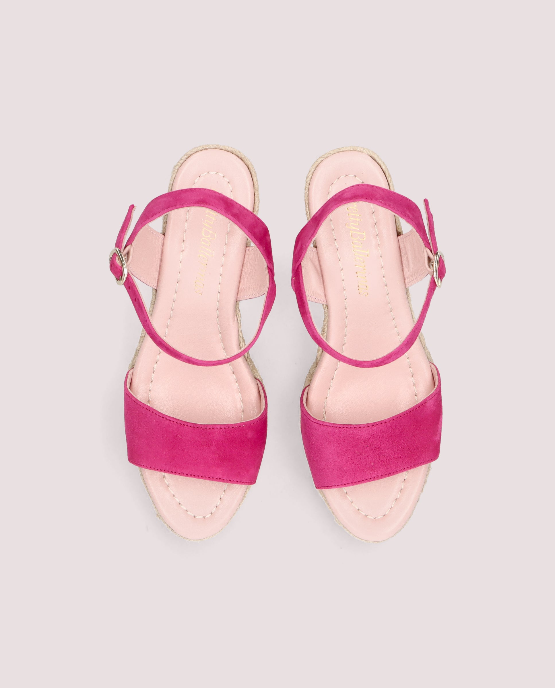 Vista alternativa de Alpargatas Esparto Deborah Rosas Ante por PrettyBallerinas