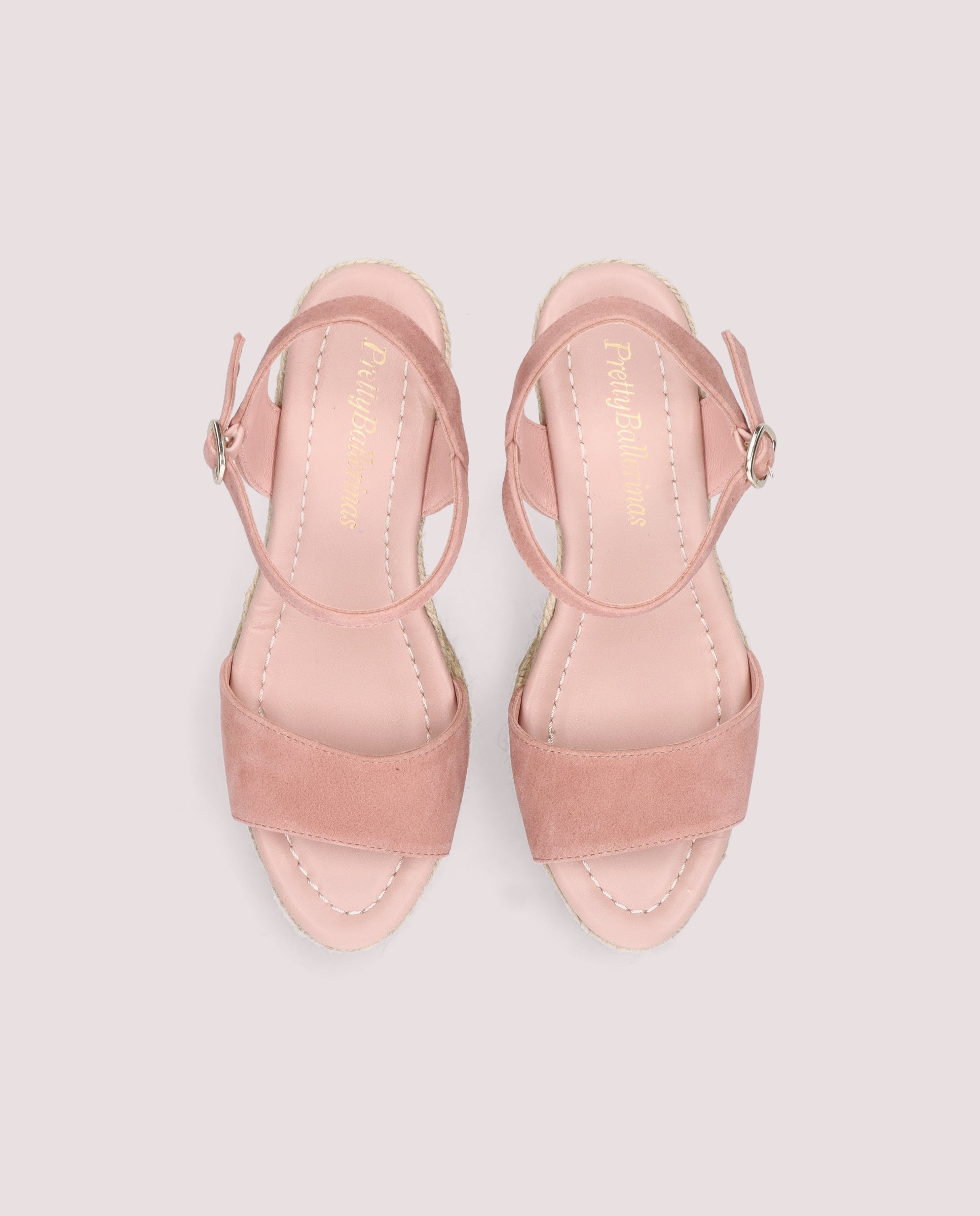 Vista alternativa de Alpargatas Esparto Deborah Azules Ante por PrettyBallerinas