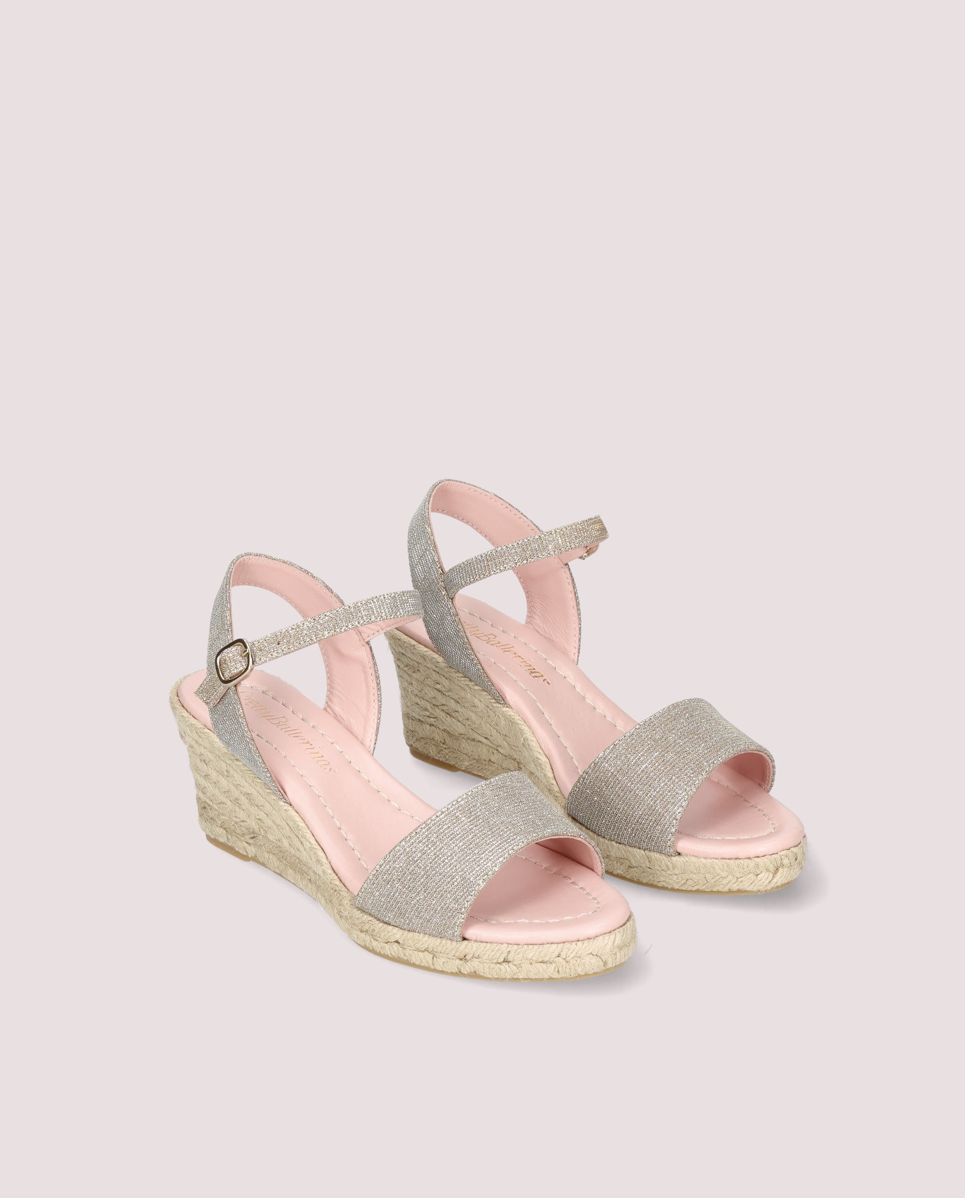 Image of Deborah Silver Woven Jute Espadrilles by PrettyBallerinas