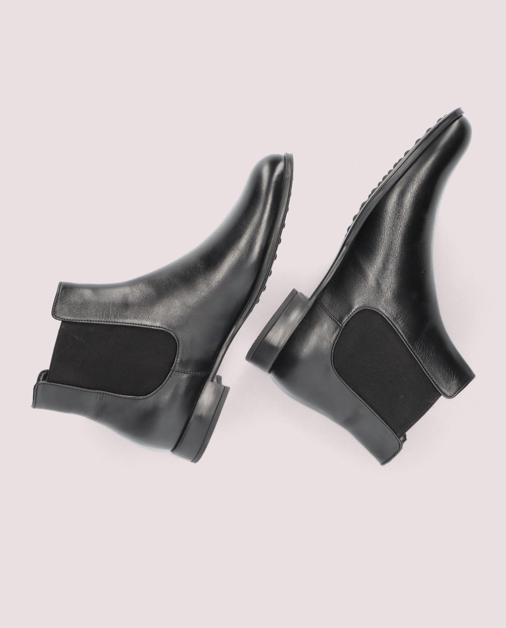 Botines Pat Negros Piel