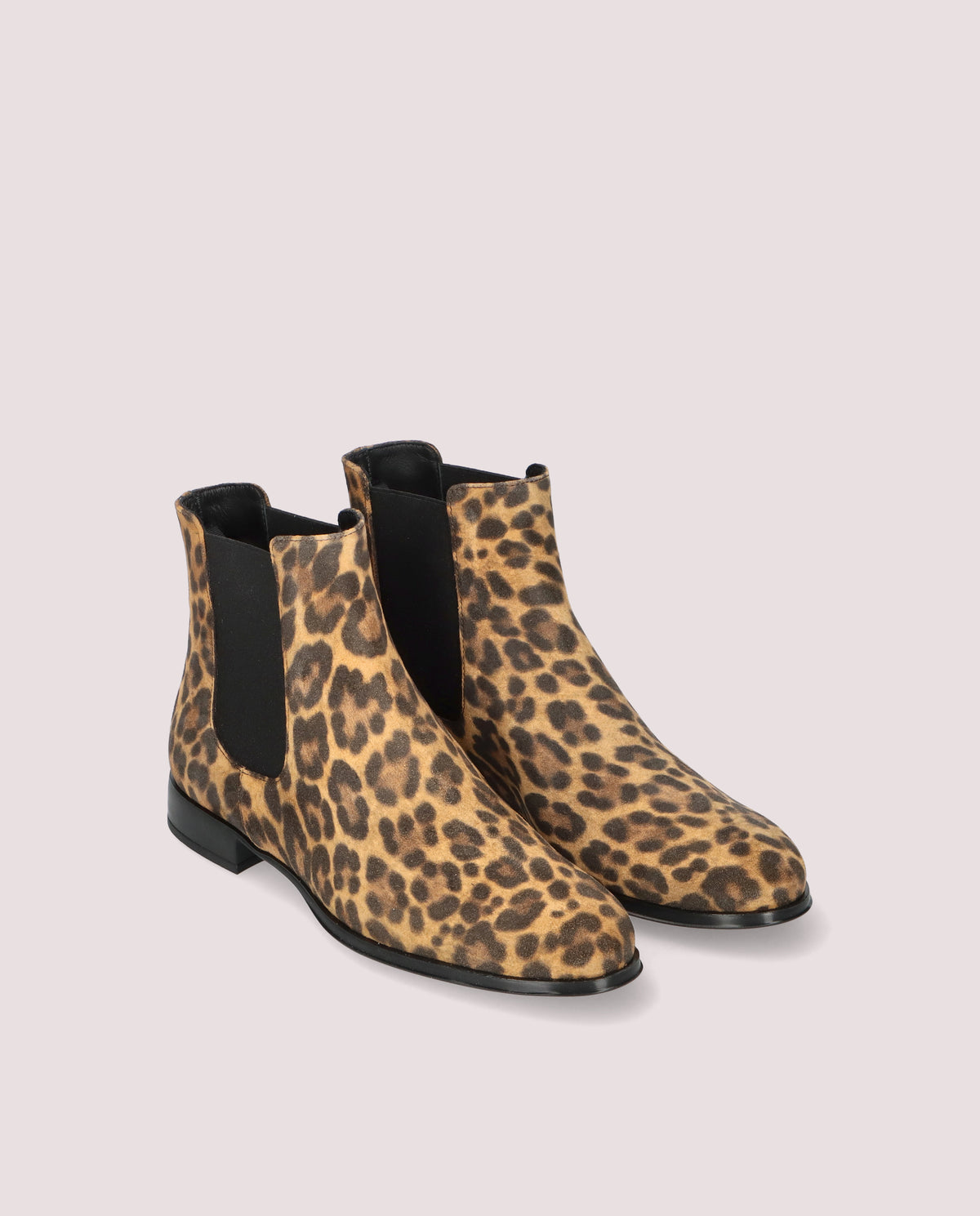 Bottines Catherine Parra En Cuir Noir Et Daim Beige Rayé - Taille 40 - Occasion Superbe état