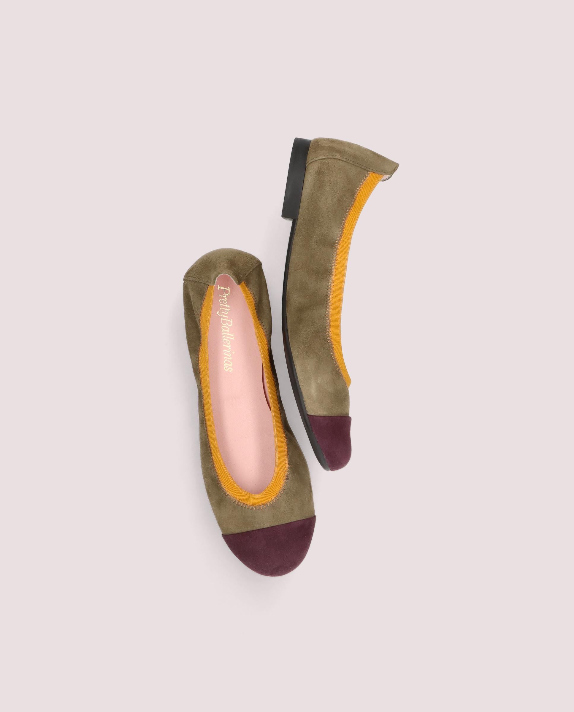 Shirley MULTICOLORED SUEDE Ballet Flats