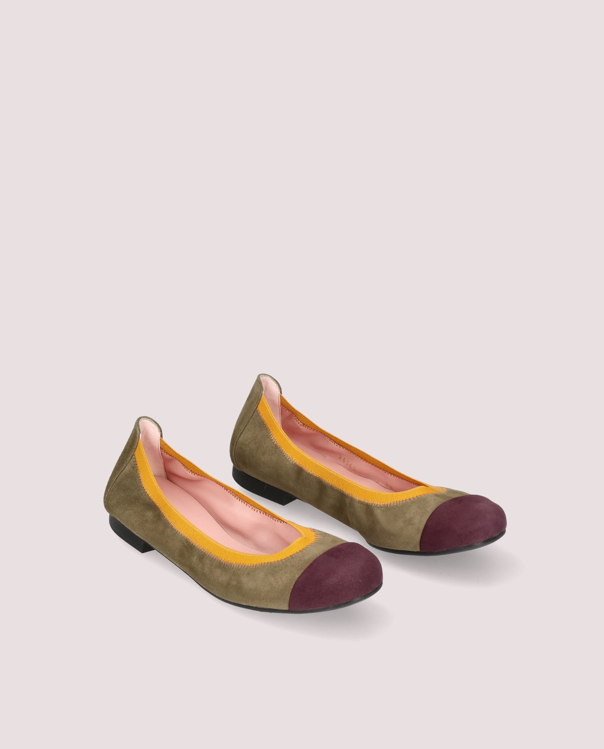 Shirley MULTICOLORED SUEDE Ballet Flats