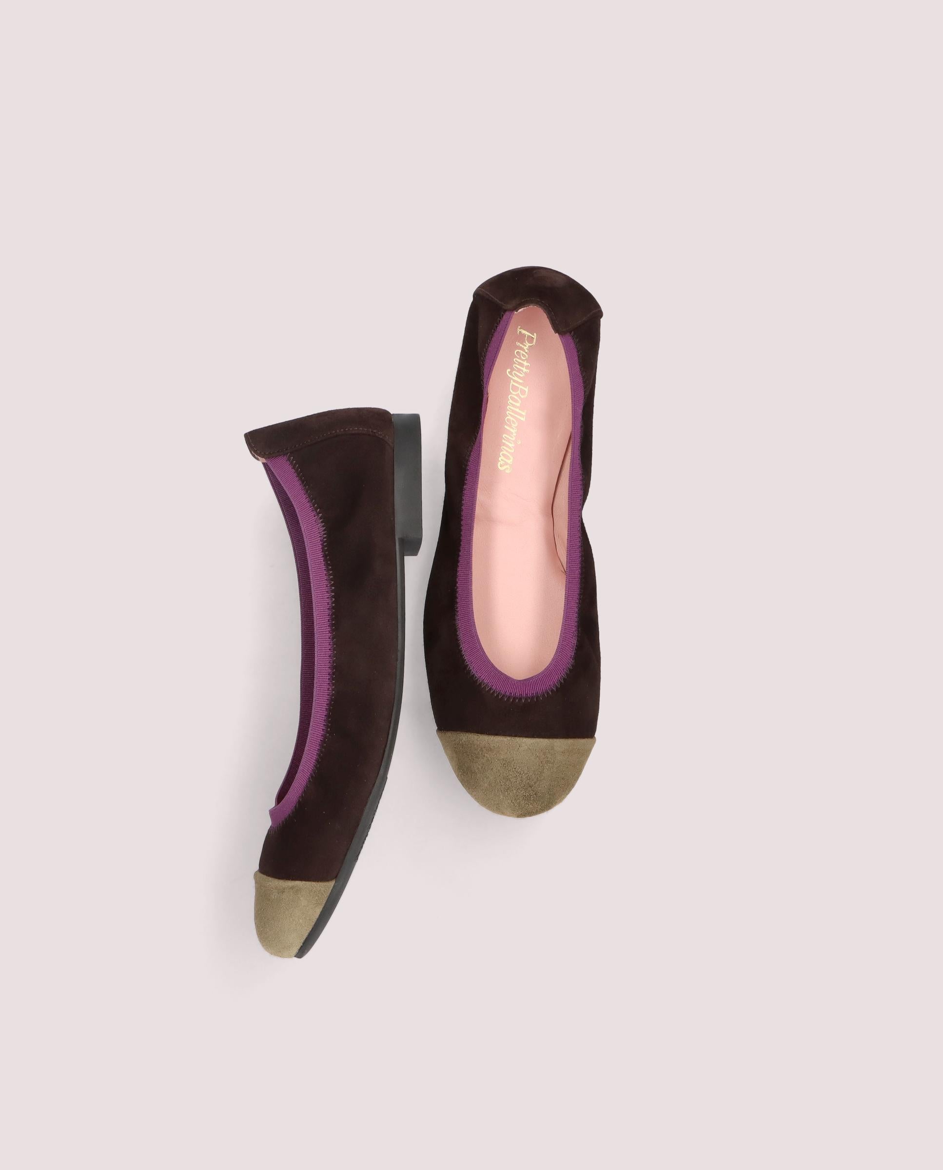 Shirley MULTICOLORED SUEDE Ballet Flats