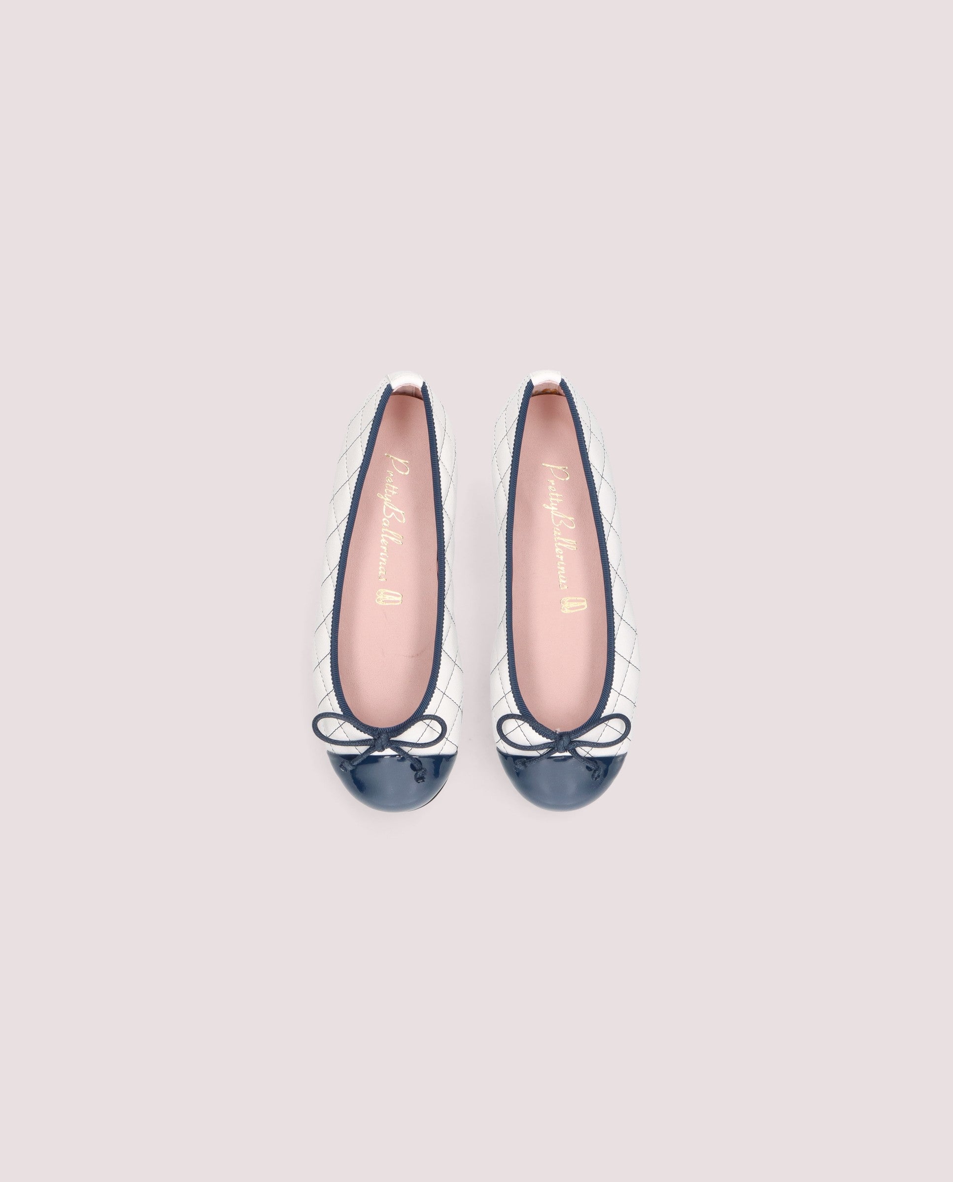 Vista alternativa de Bailarinas Hermione Azules Piel por PrettyBallerinas