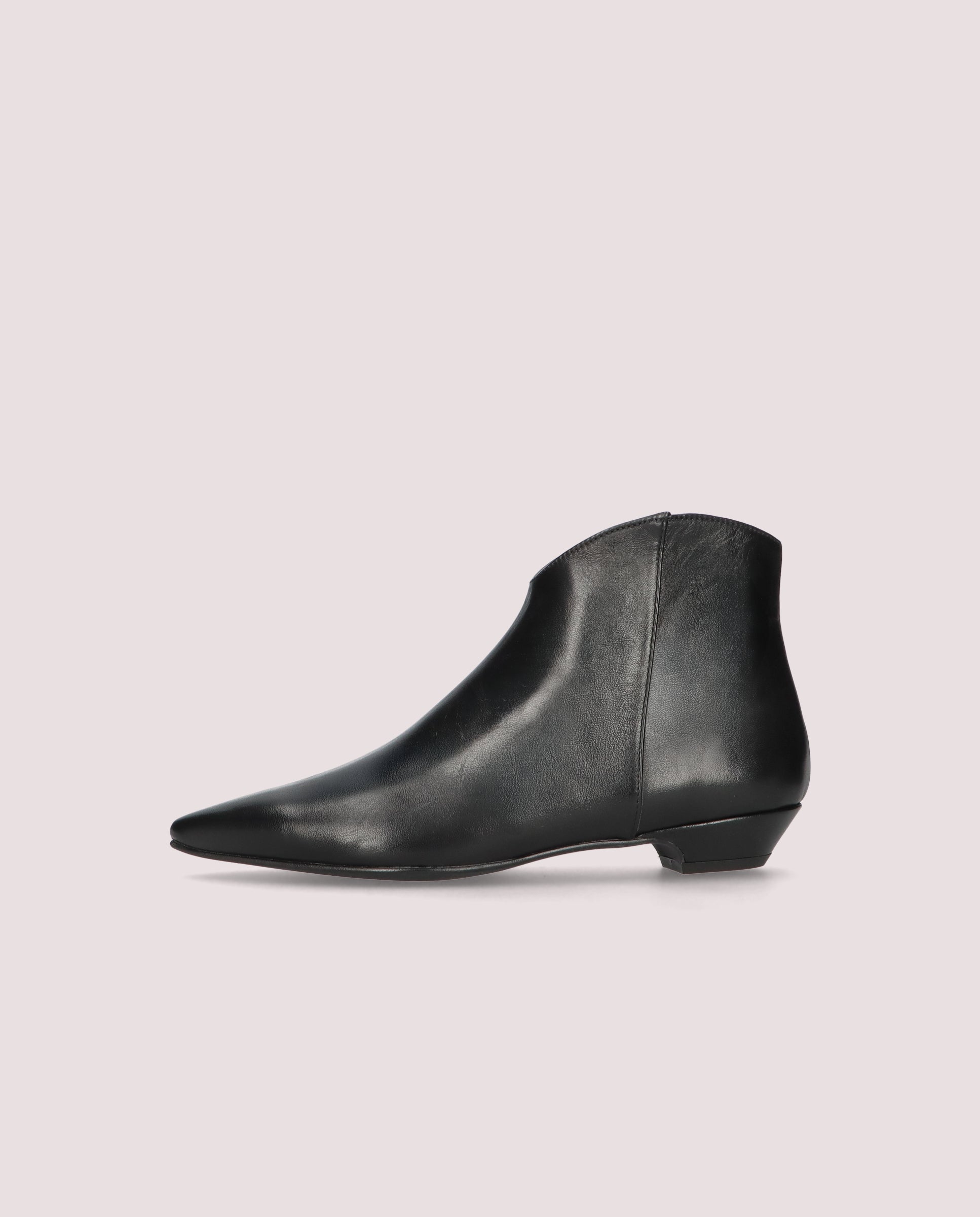 Bottes en cuir noir Robin