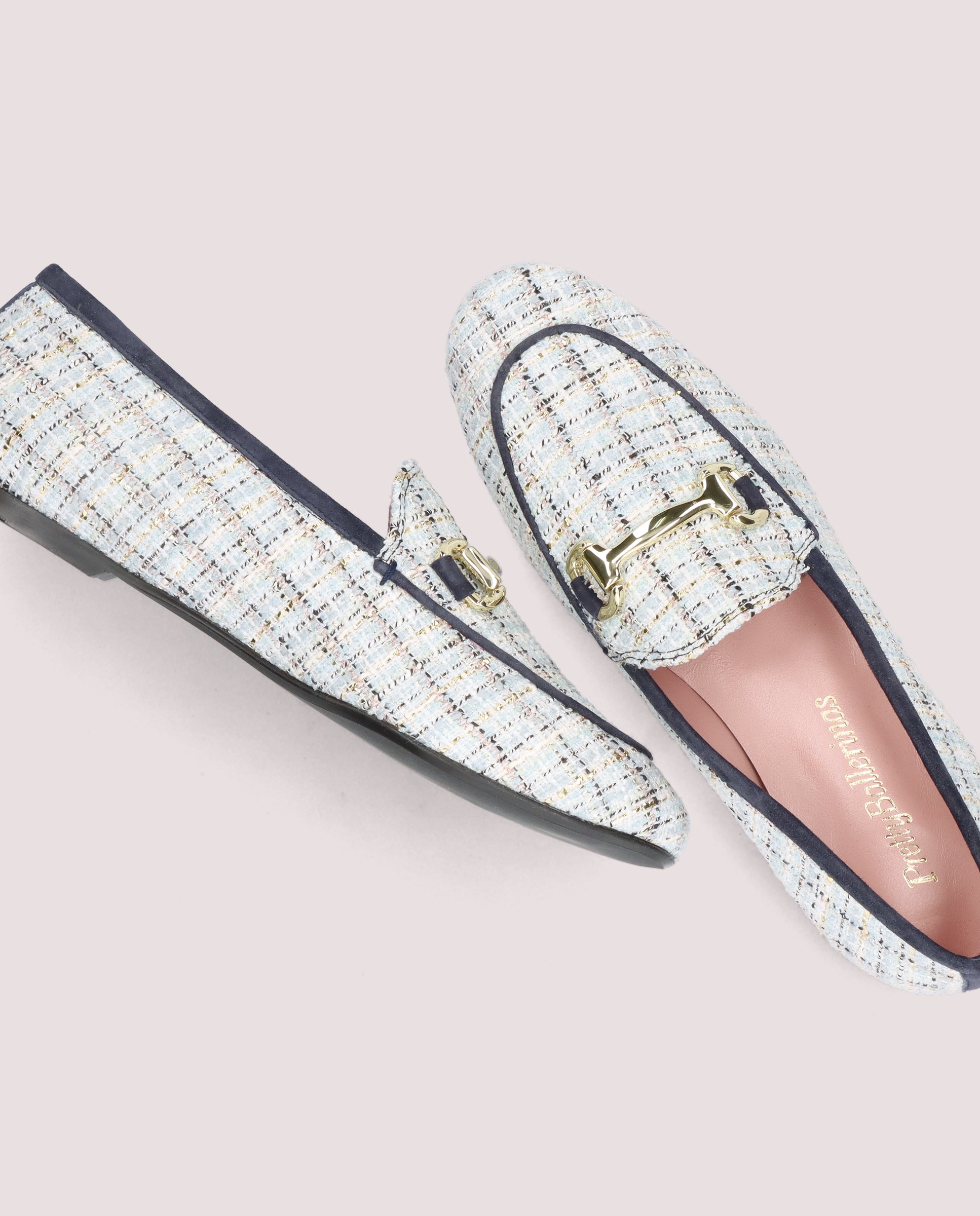 Mocassins Faye Blue Woven