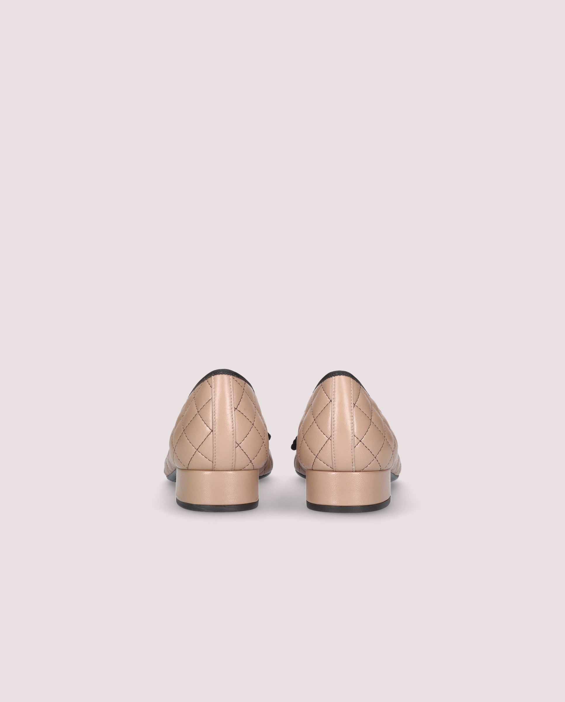 Ballerines en cuir beige Gretschen