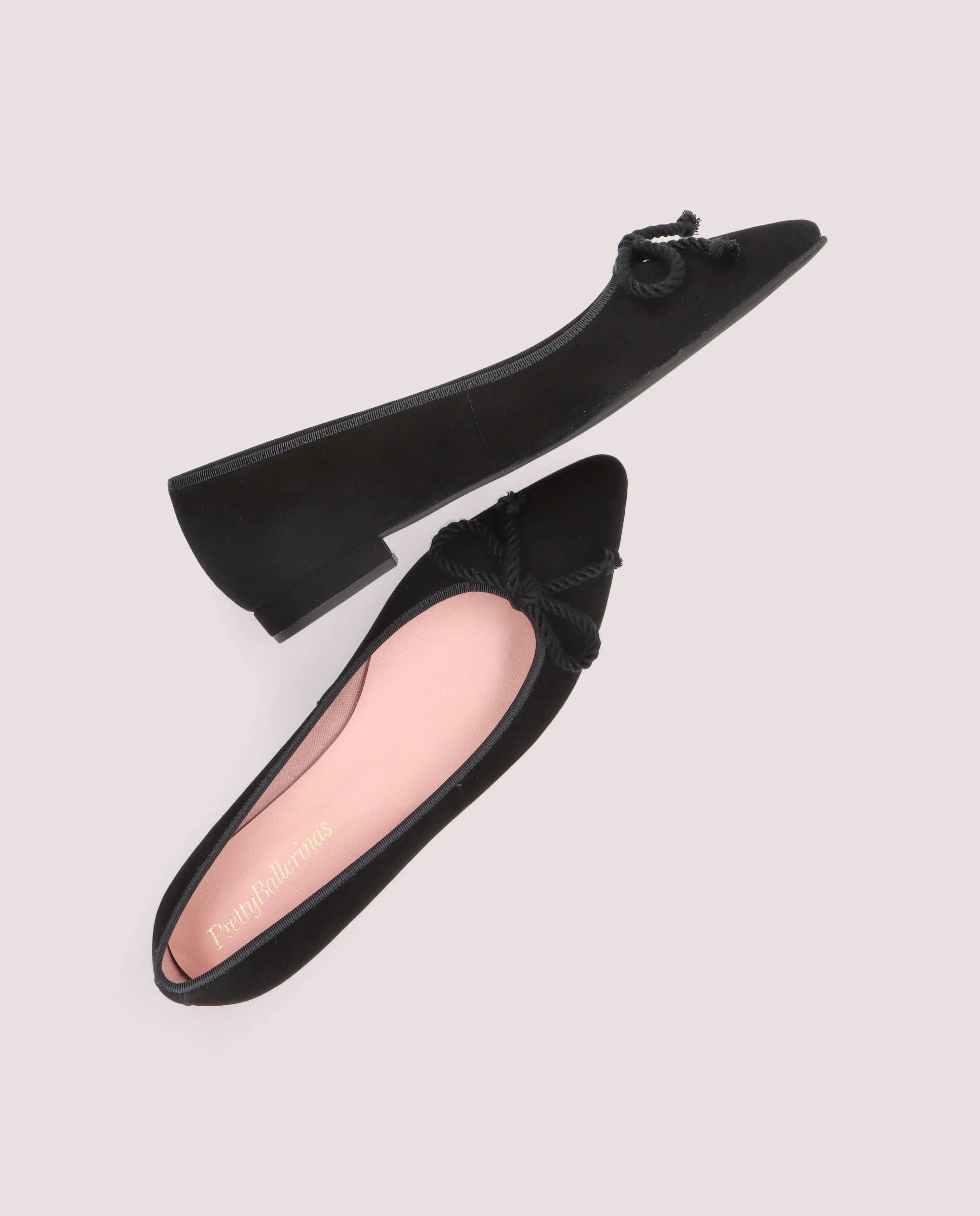 Elise Ballet Flats BLACK SUEDE