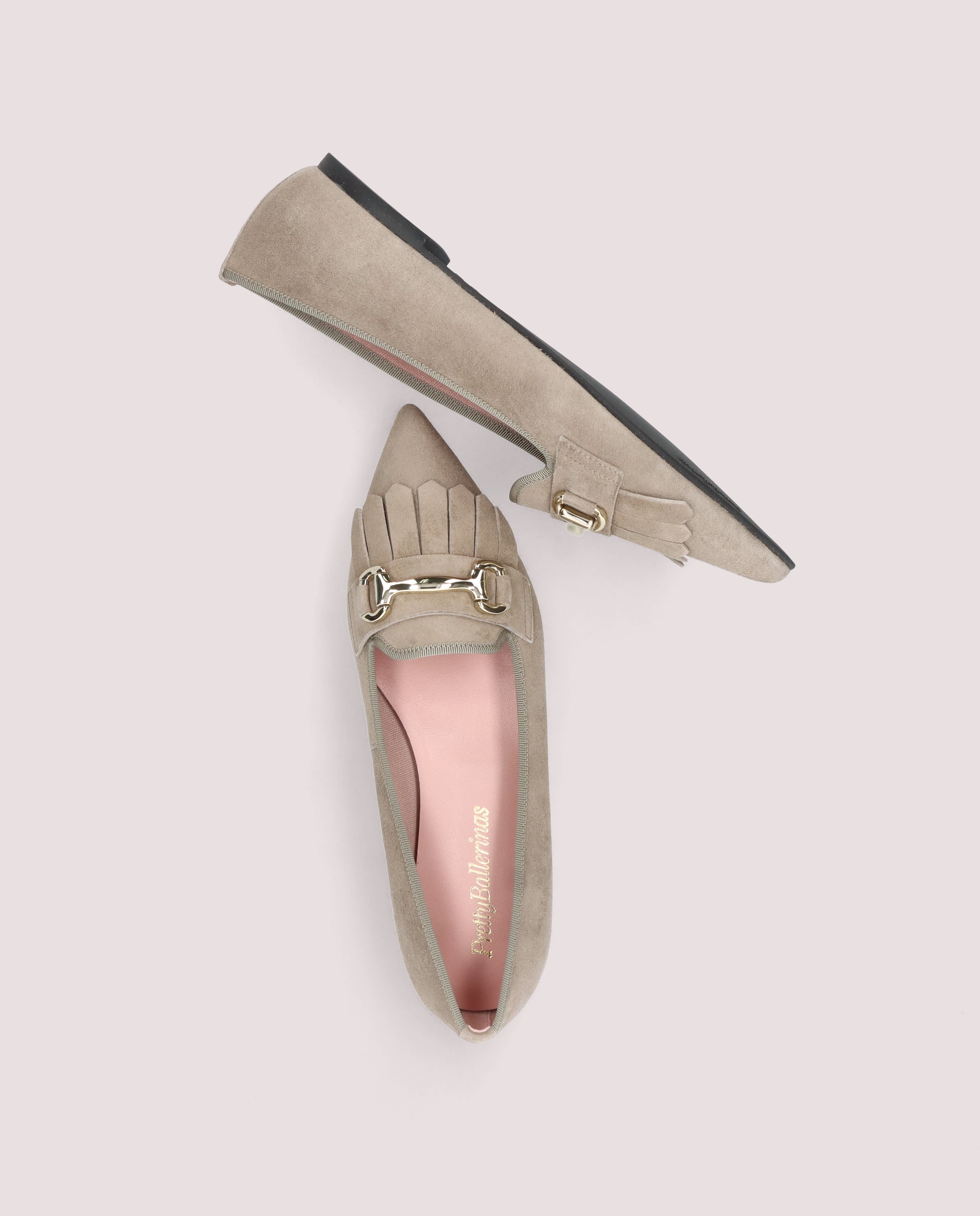 Loafers Ella Grises Ante