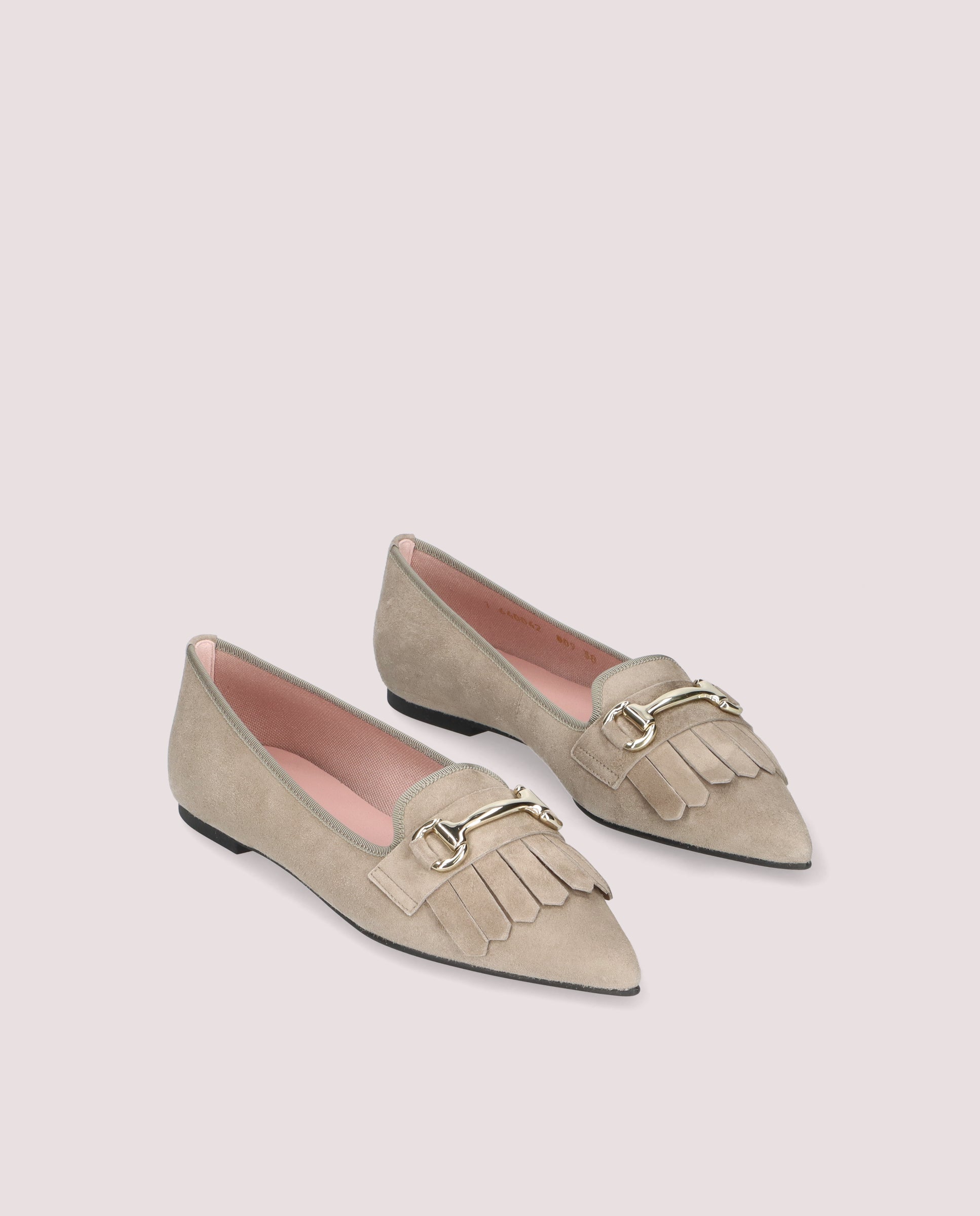 Loafers Ella Grises Ante