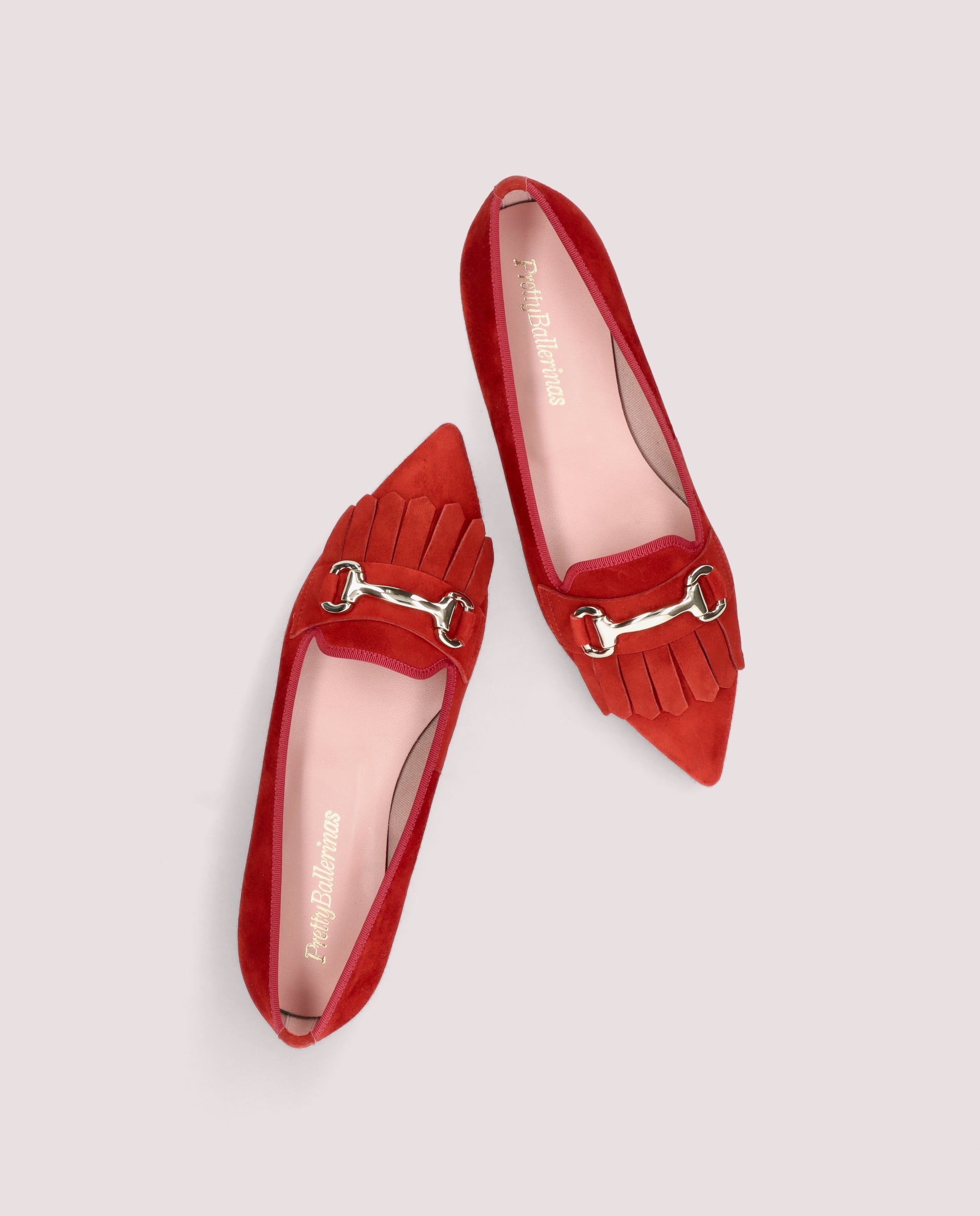 Ella ORANGE SUEDE Loafers