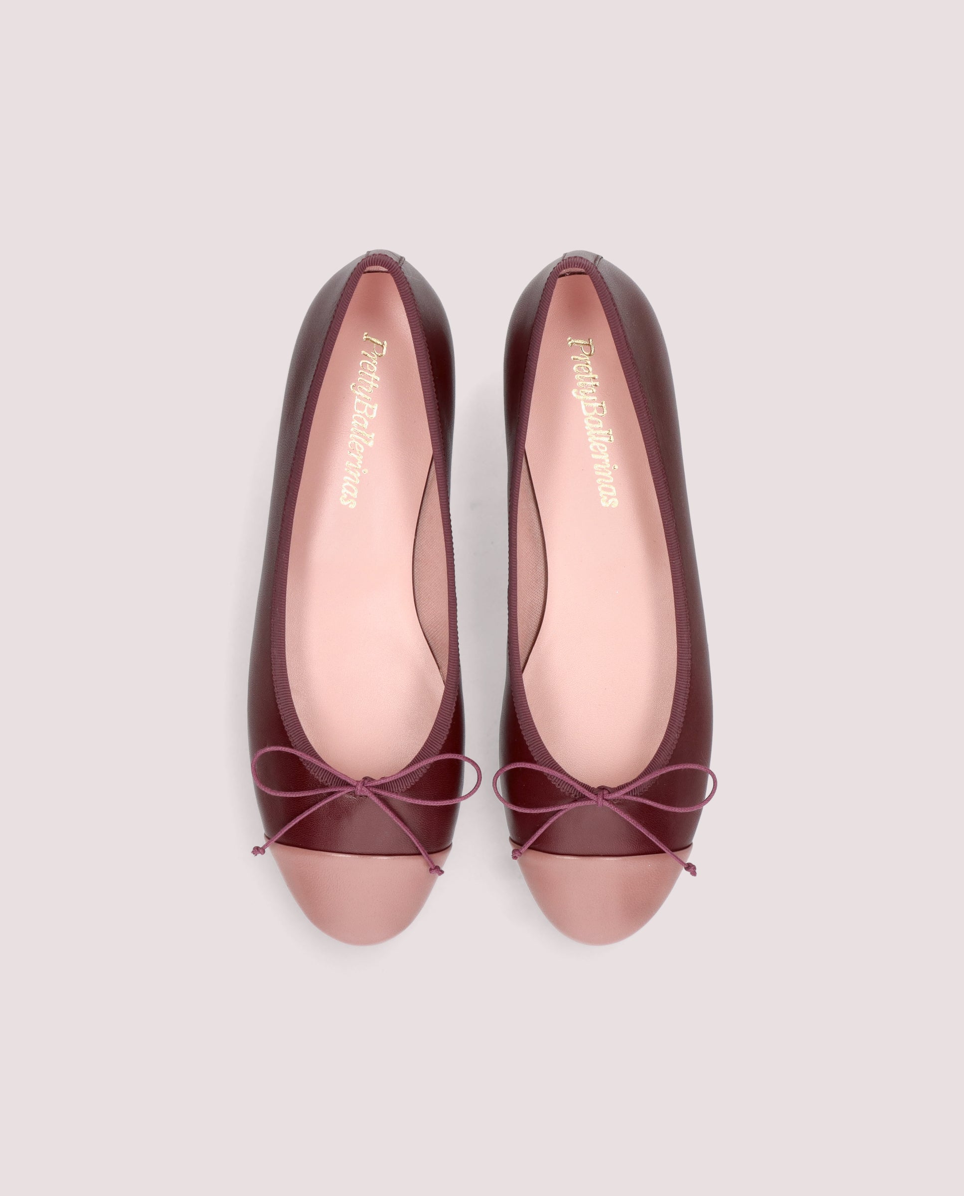 Nicole PINK LEATHER Ballet Flats