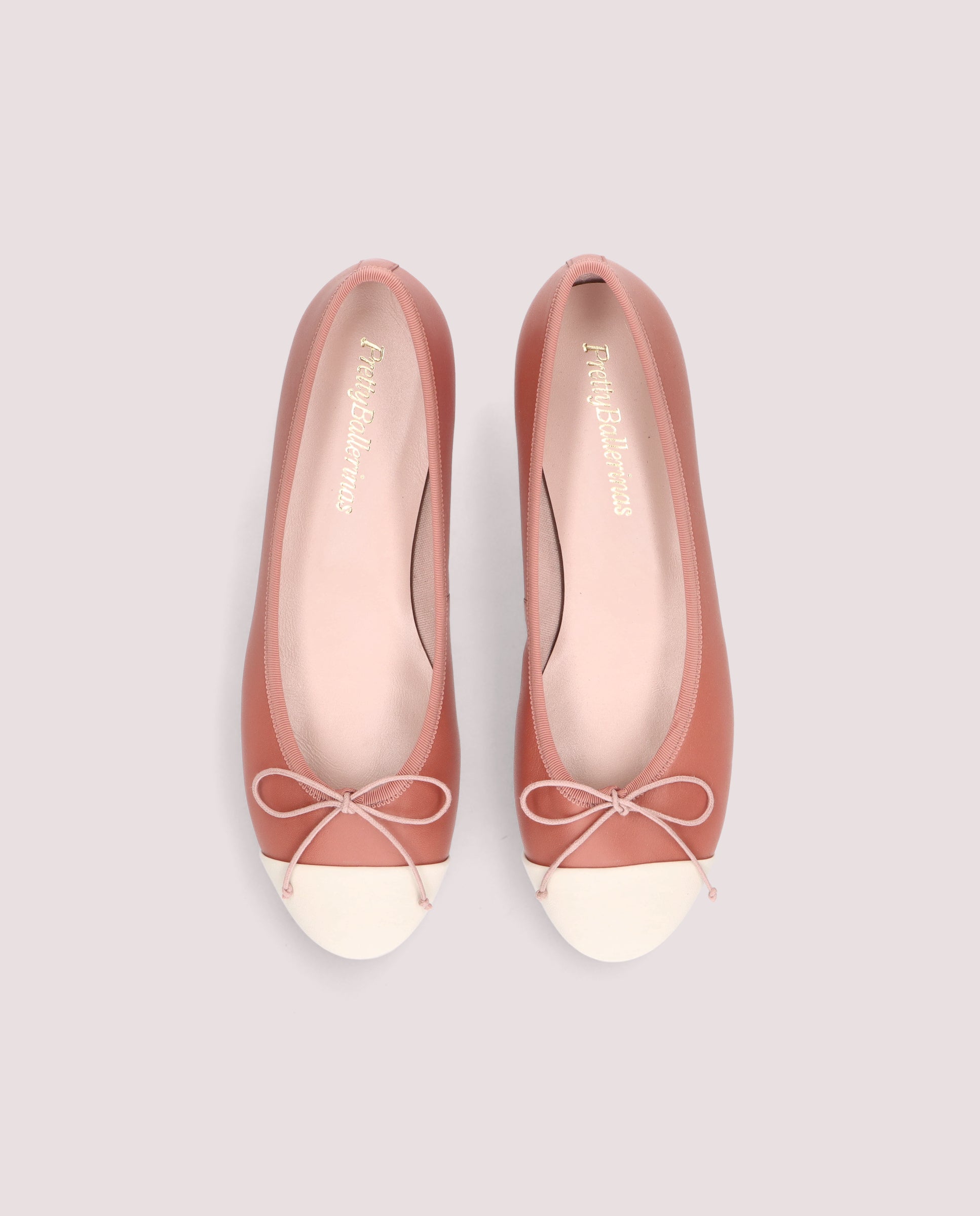 Nicole PINK LEATHER Ballet Flats