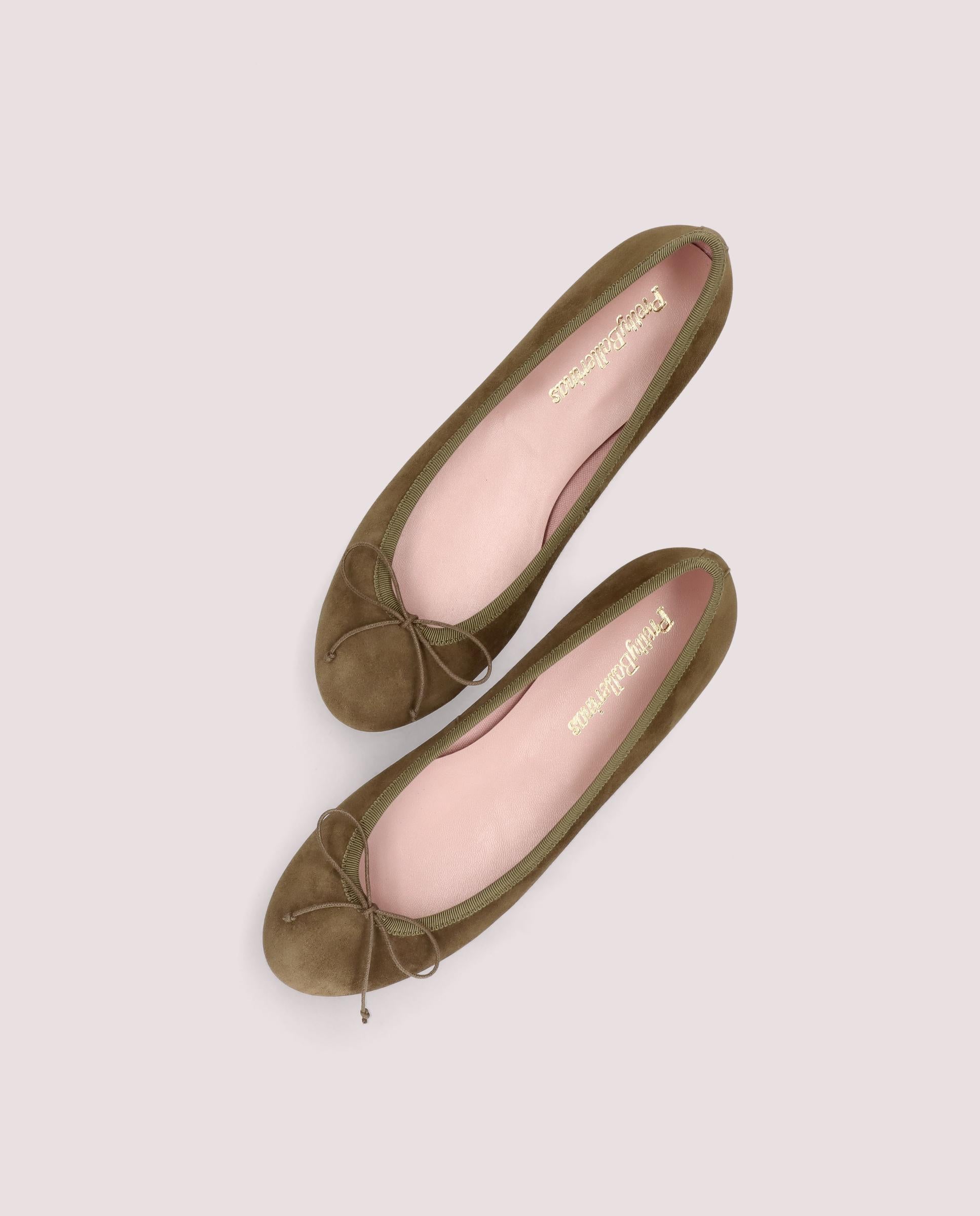 Pretty Ballerinas 36 超美品 Nicole GREEN SUEDE Ballet Flats