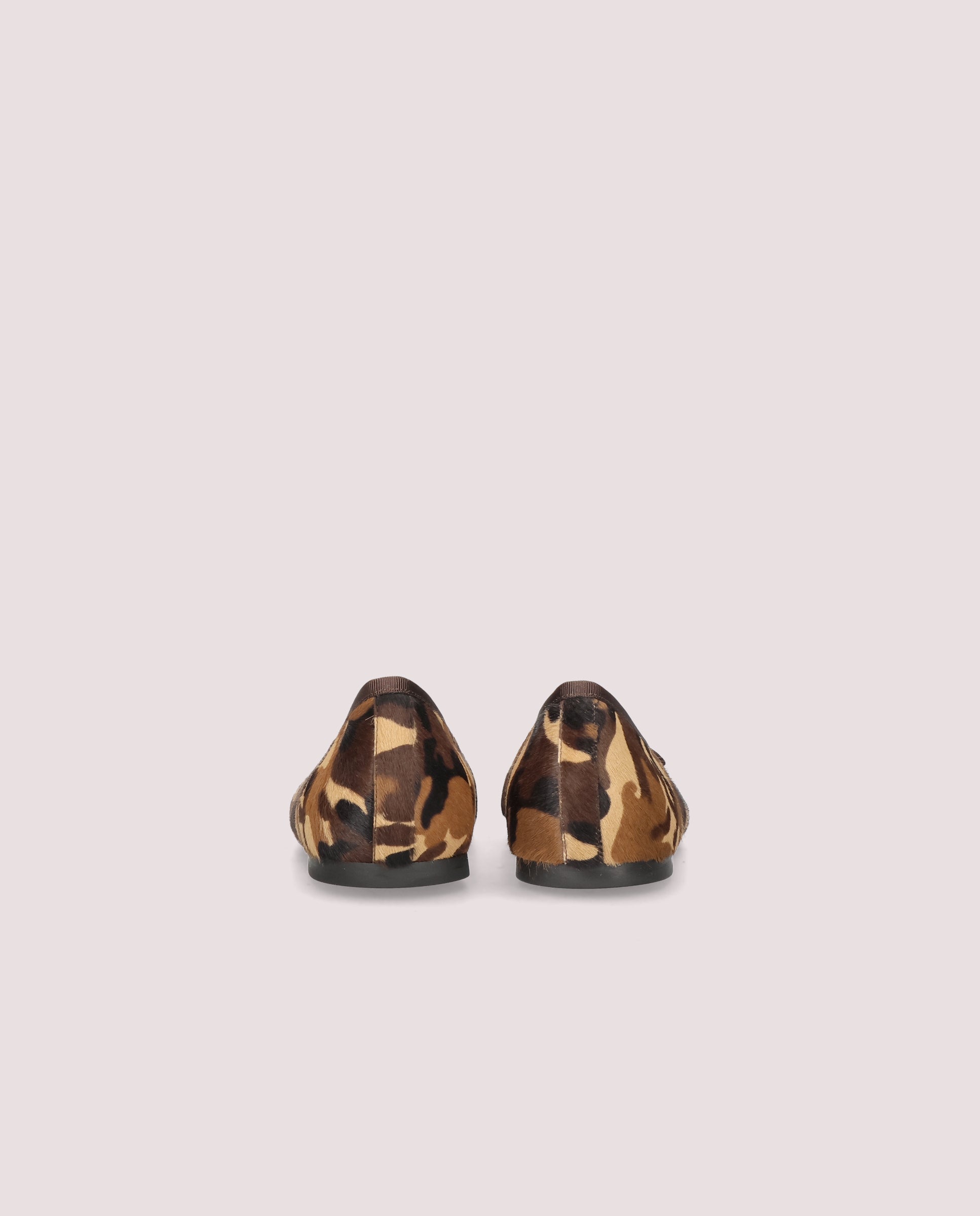 Nicole ballerina in camouflage printed poni