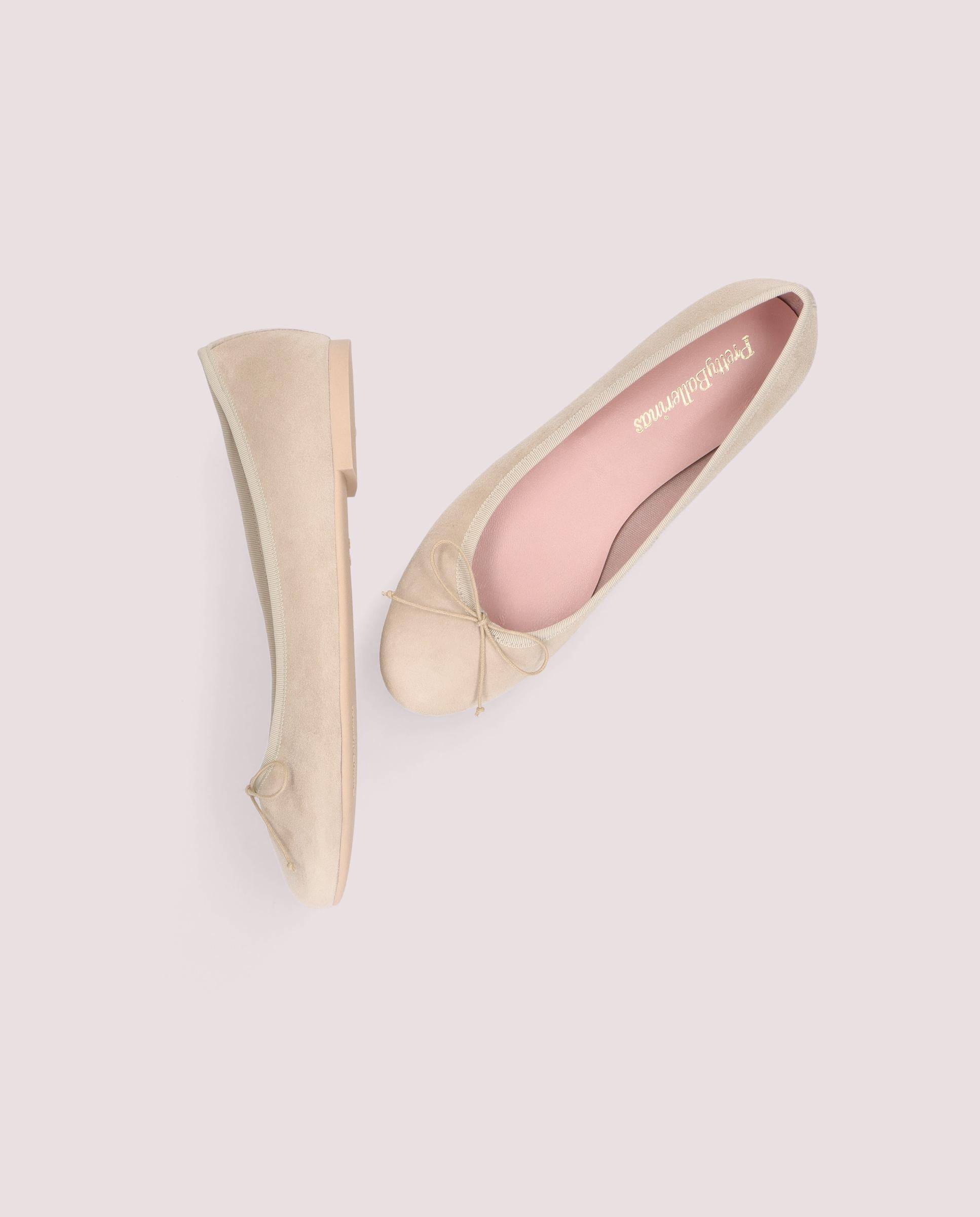 Nicole BEIGE SUEDE Ballet Flats