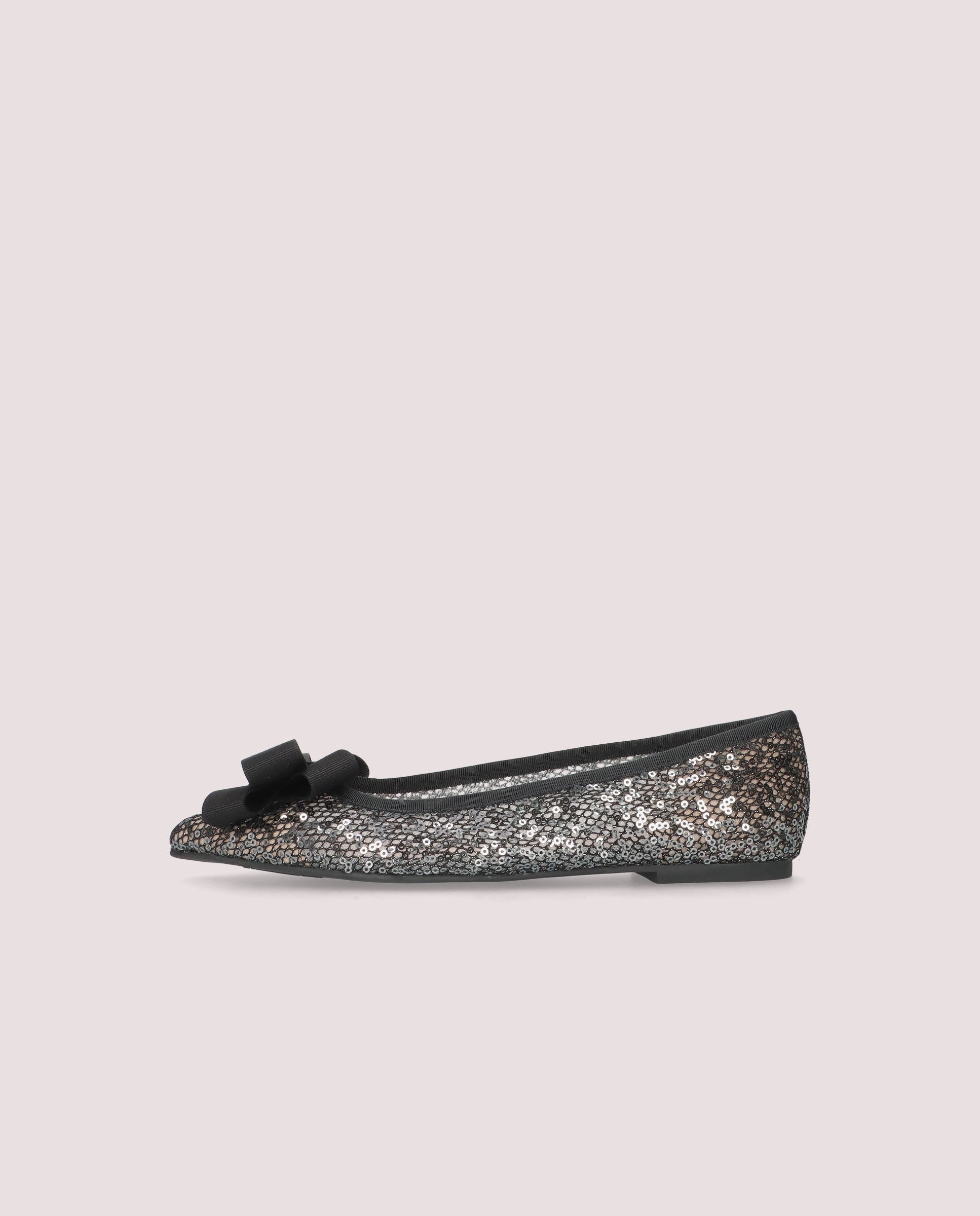 Ella ballerina in sequin covered mesh
