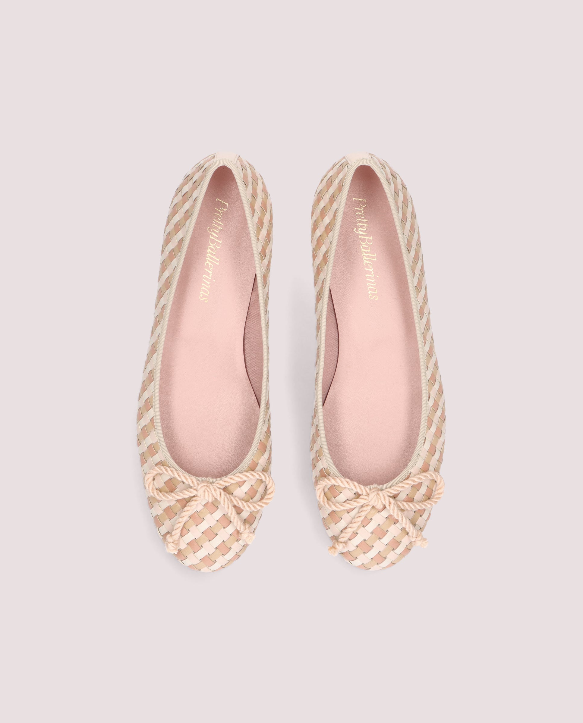 Vista alternativa de Bailarinas Gretschen Rosas Piel por PrettyBallerinas