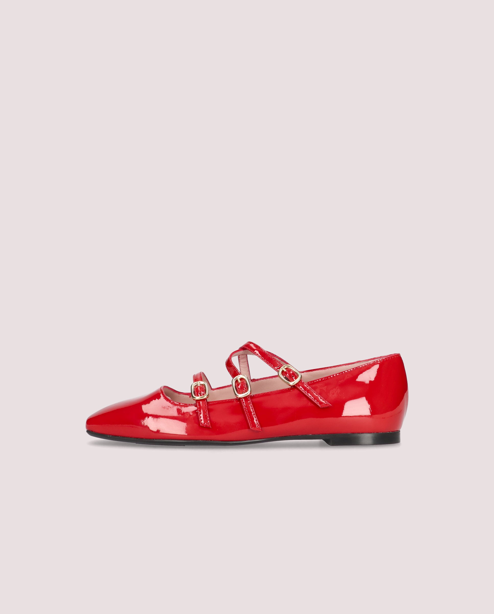 Camille Ballerinas RED PATENT LEATHER