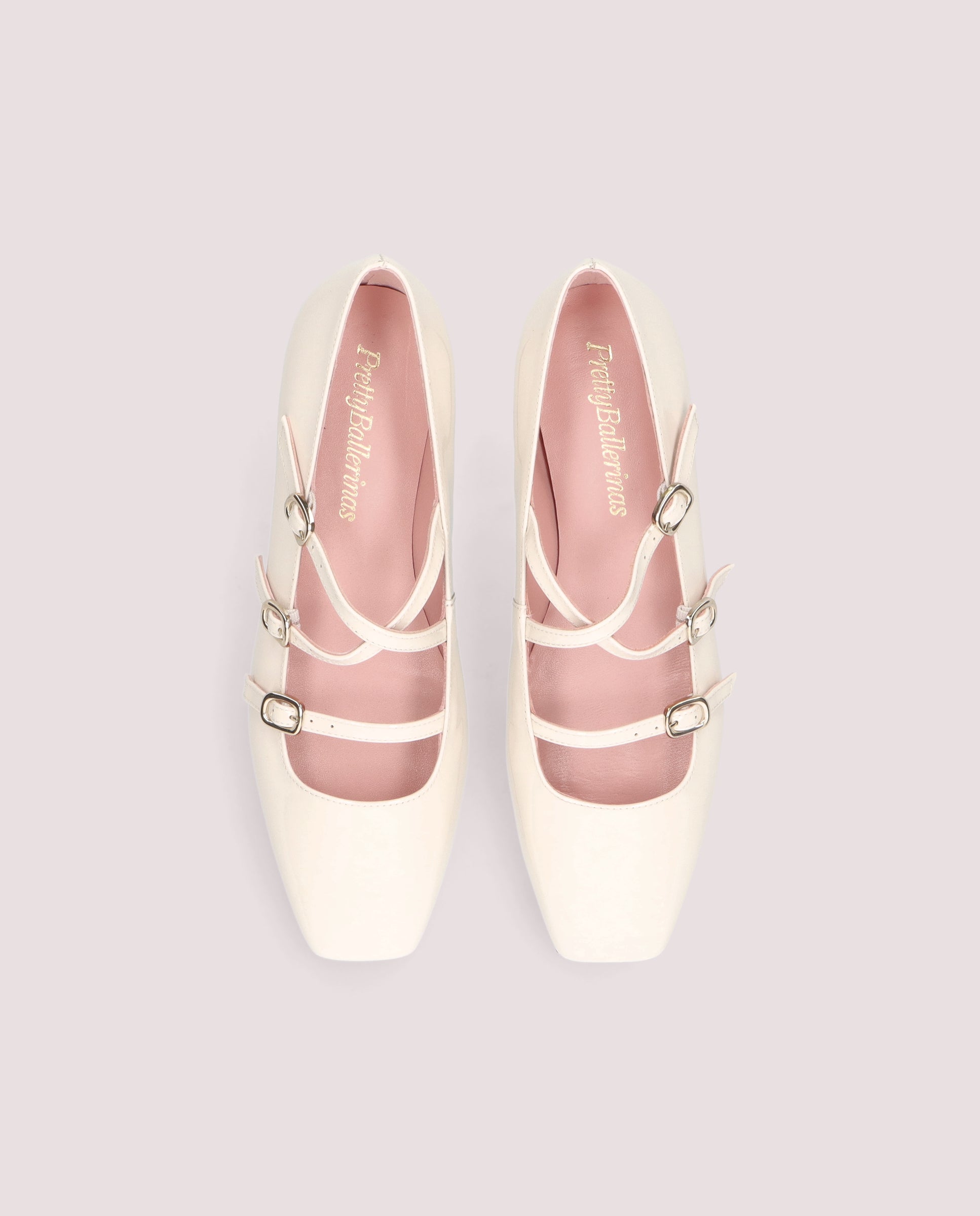 Vista alternativa de Bailarinas Camille Blancos Charol por PrettyBallerinas