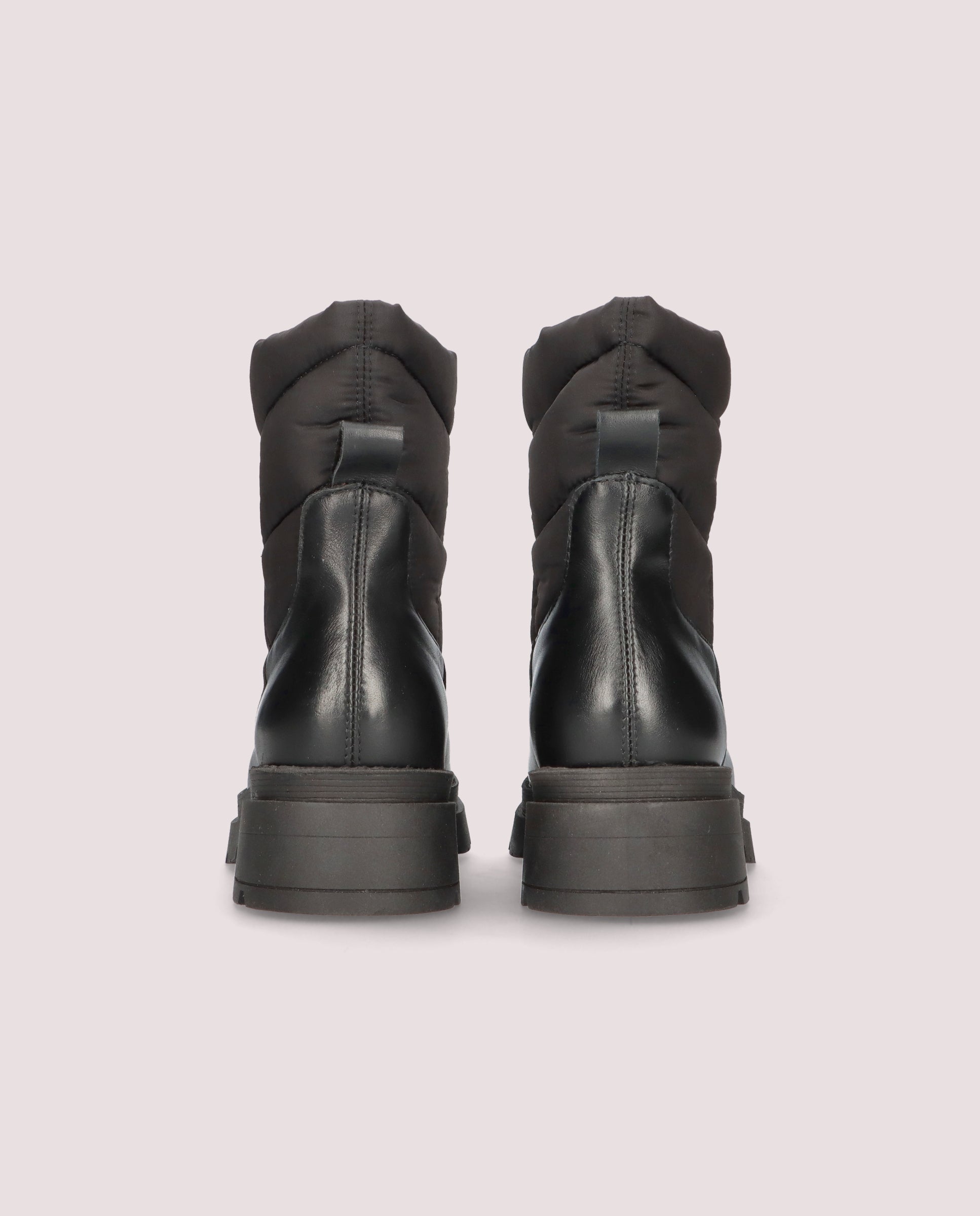 Ramia BLACK LEATHER Ankle Boots