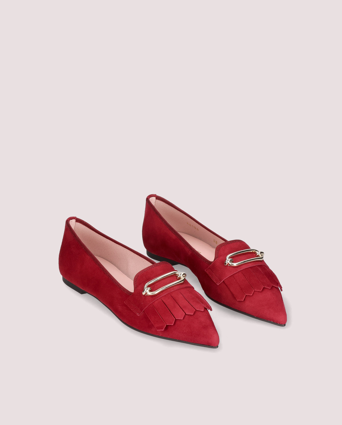 Imagen de Loafers Ella Rojos Ante por PrettyBallerinas