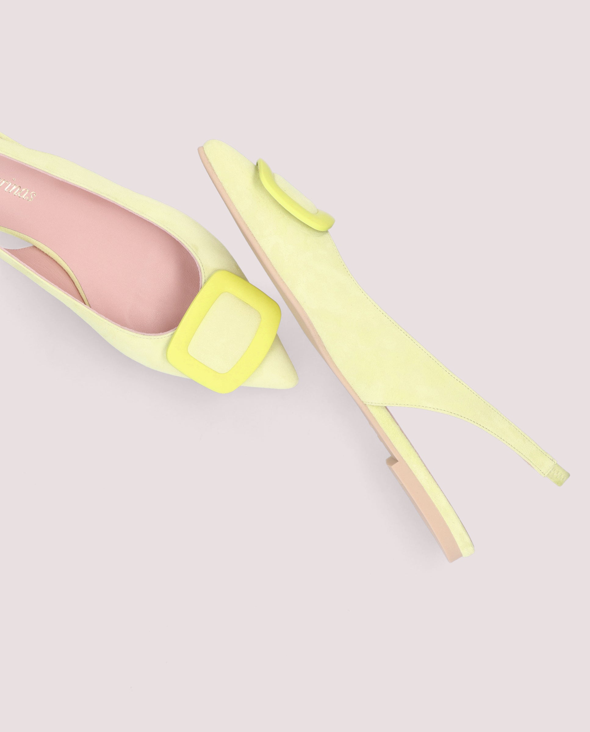 Ella Ballet Flats GREEN SUEDE