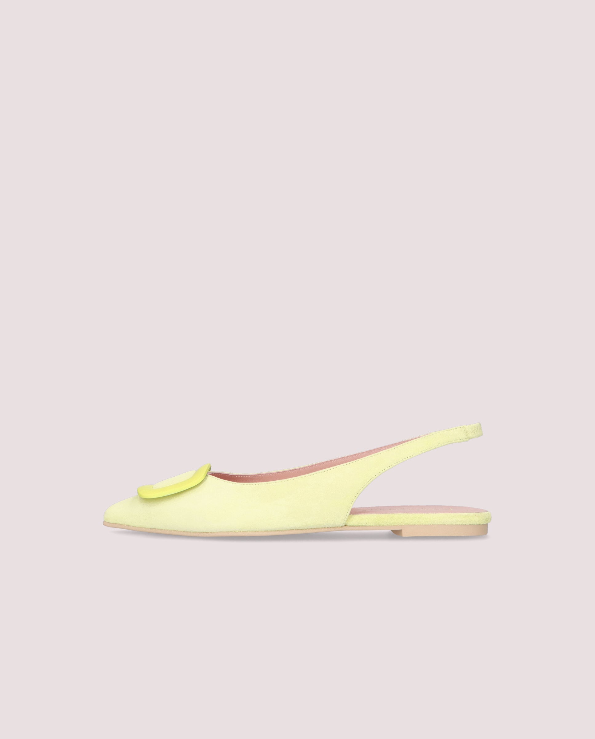 Ella Ballet Flats GREEN SUEDE