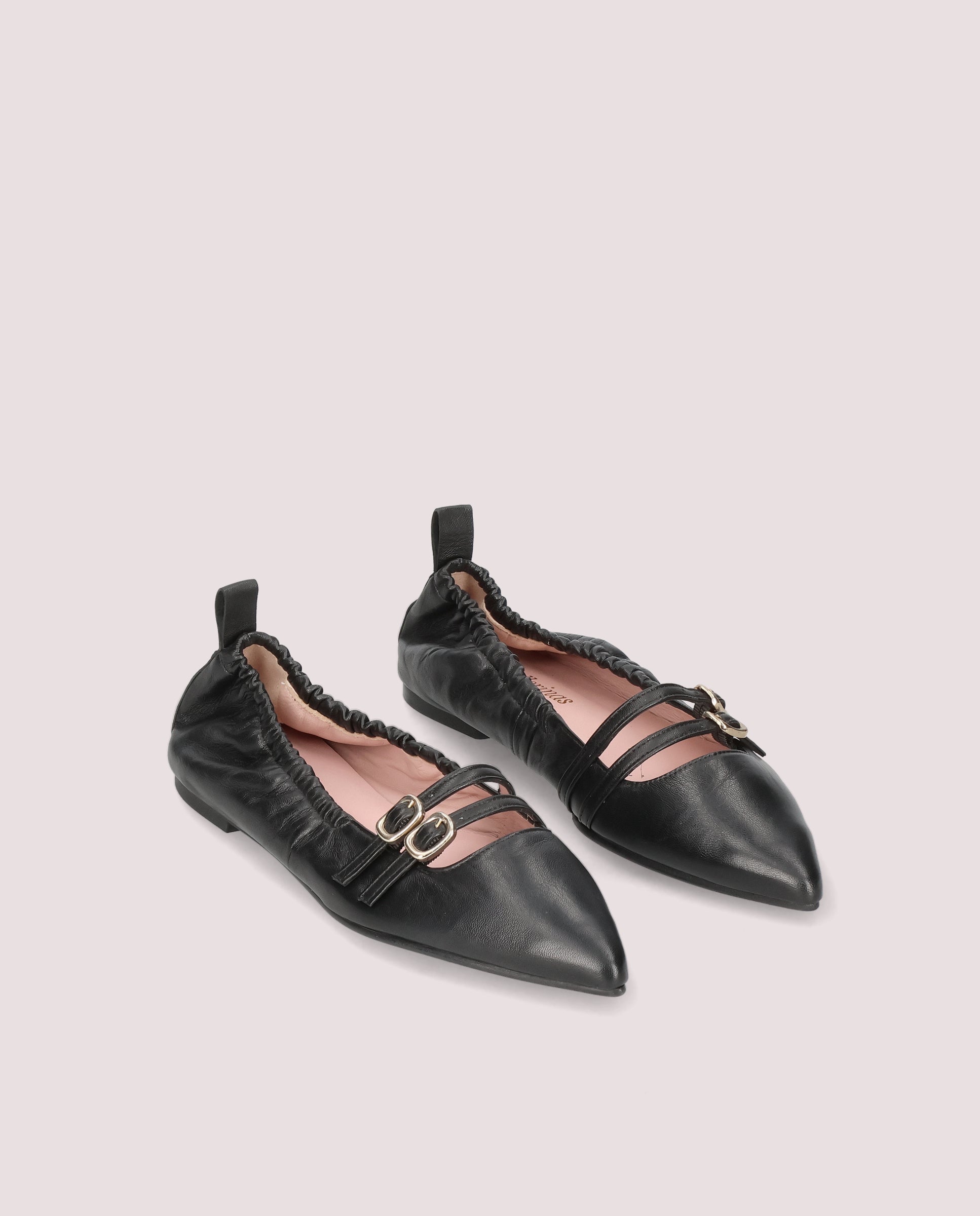 Ella Ballet Flats RED LEATHER