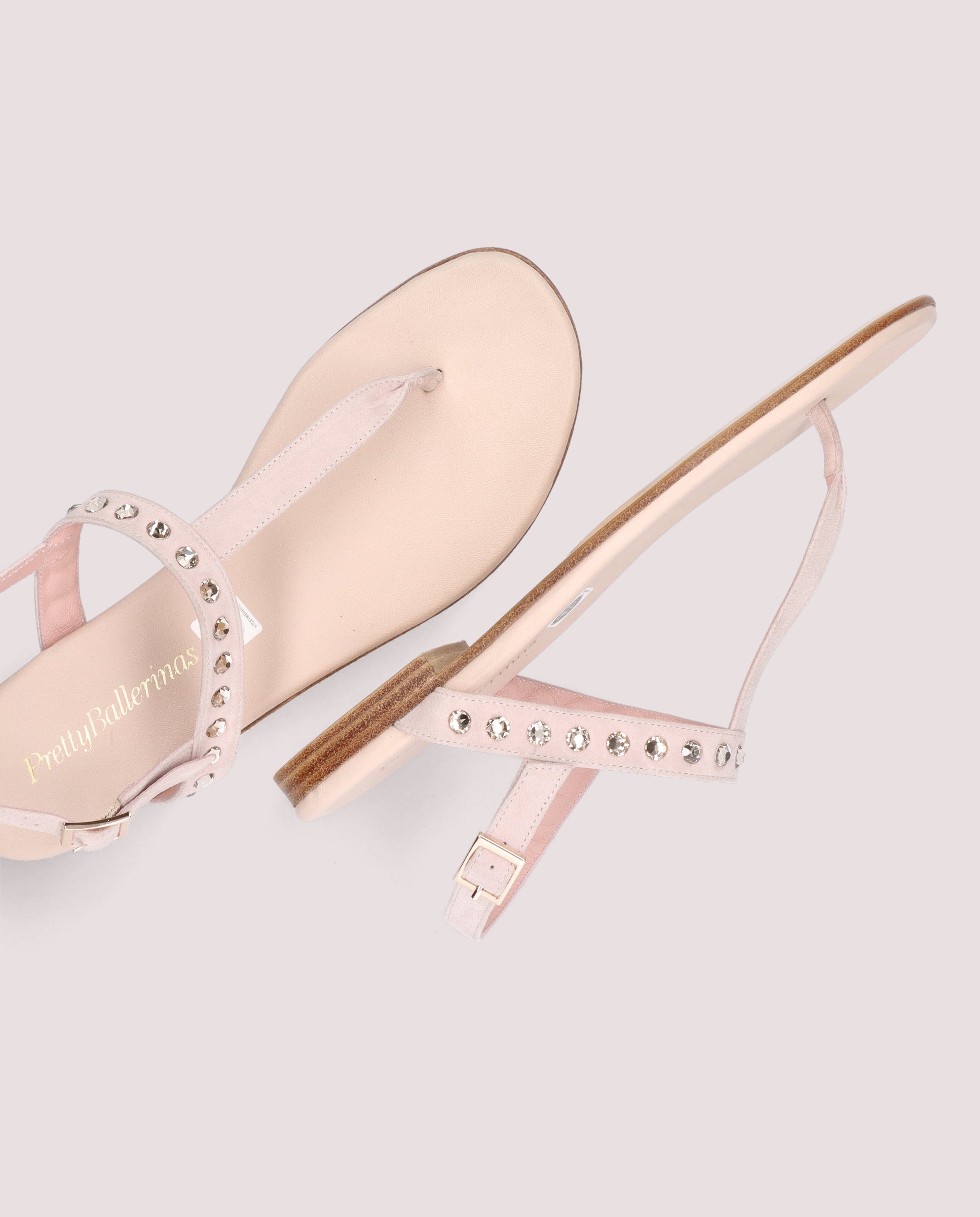 Sandálias Judy Pink Suede