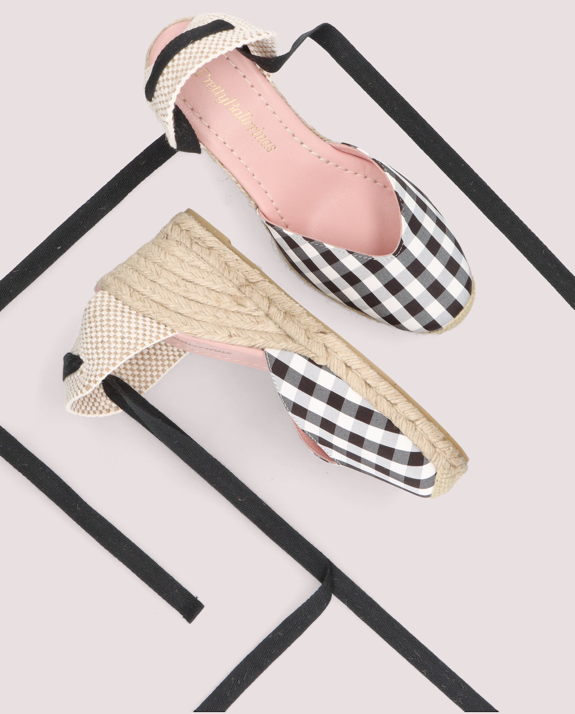 Alpargatas Esparto Deborah Negros Tejidos