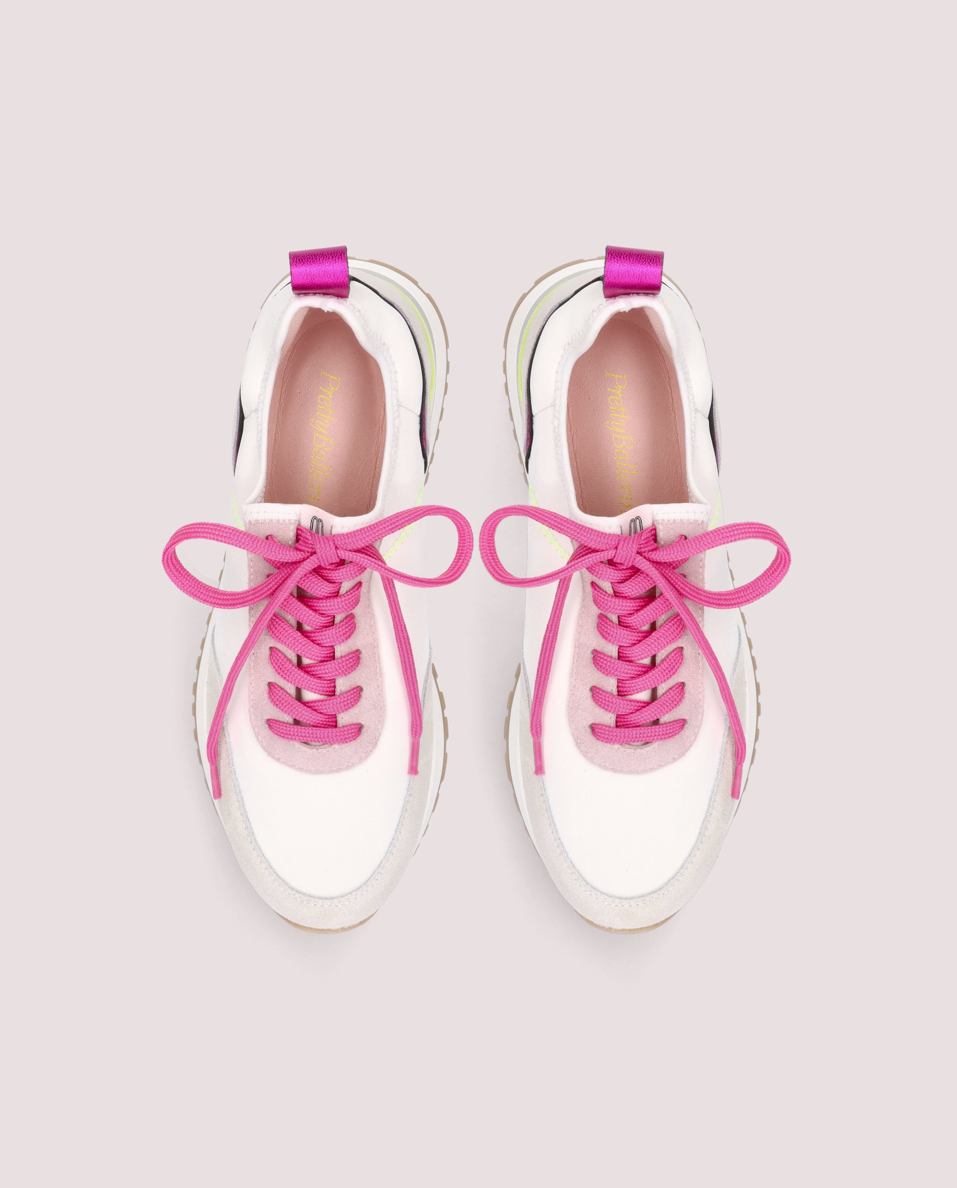 Deportivos Nina Blancos Tejidos