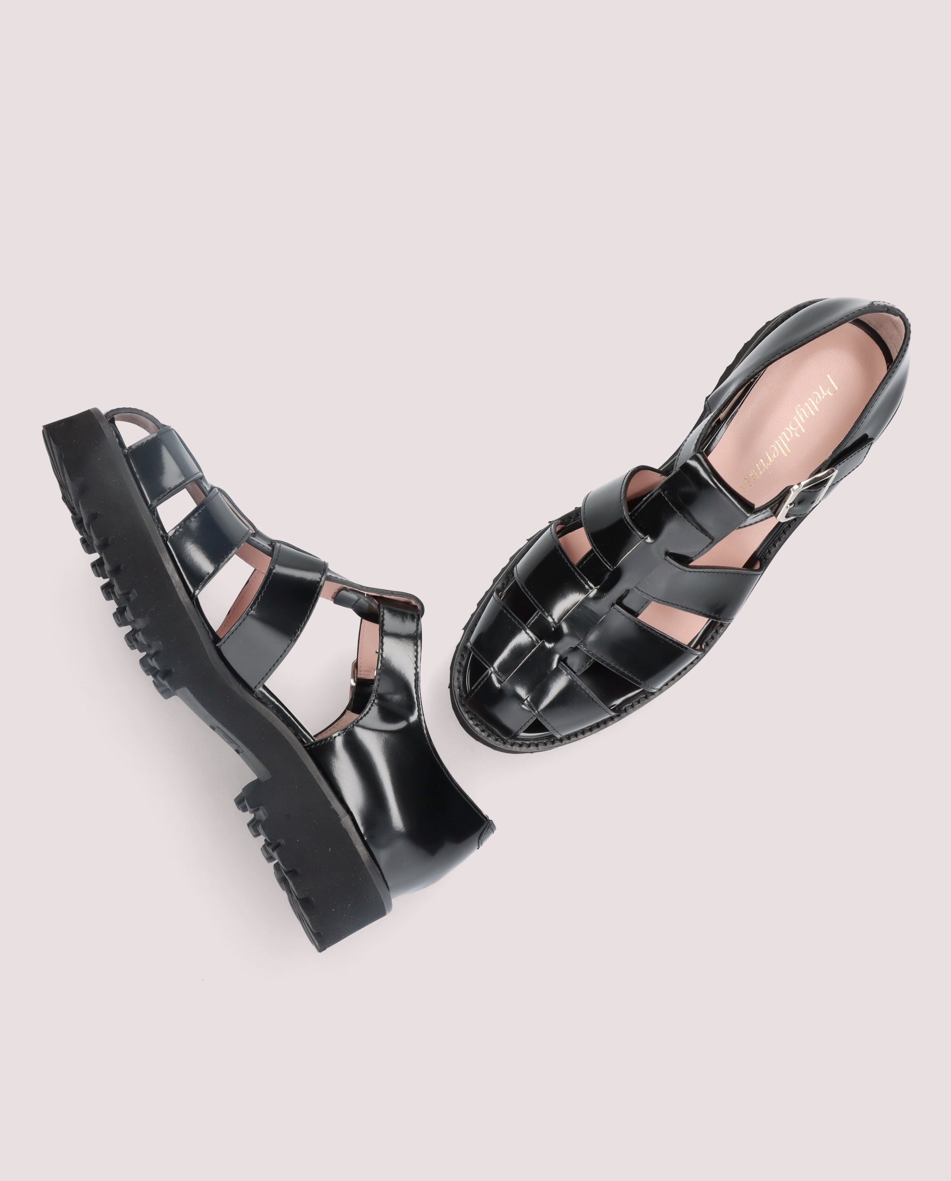 T-Bar Ashley Negros Piel