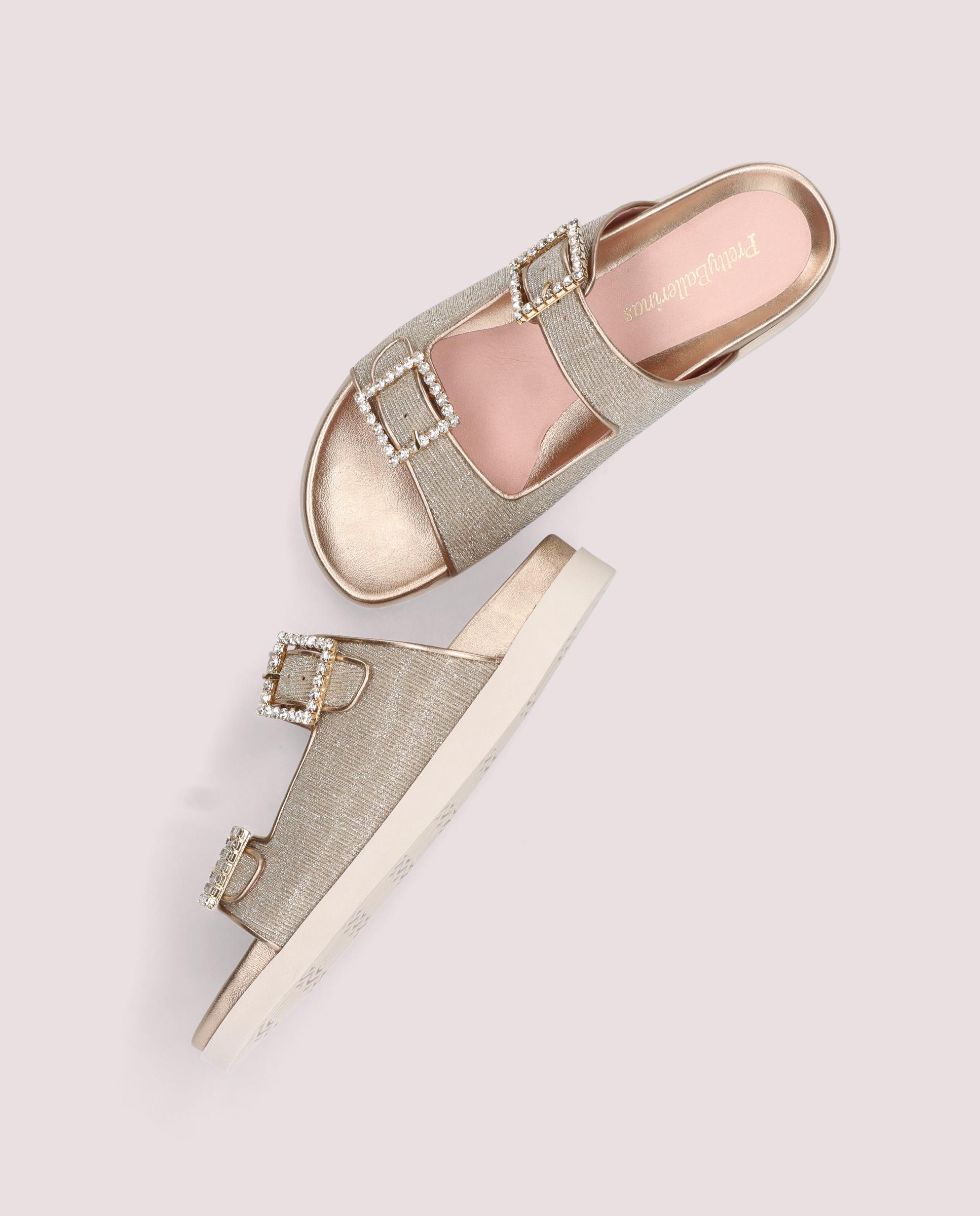 Singer Sandals SILVER METALLIC WEAVES