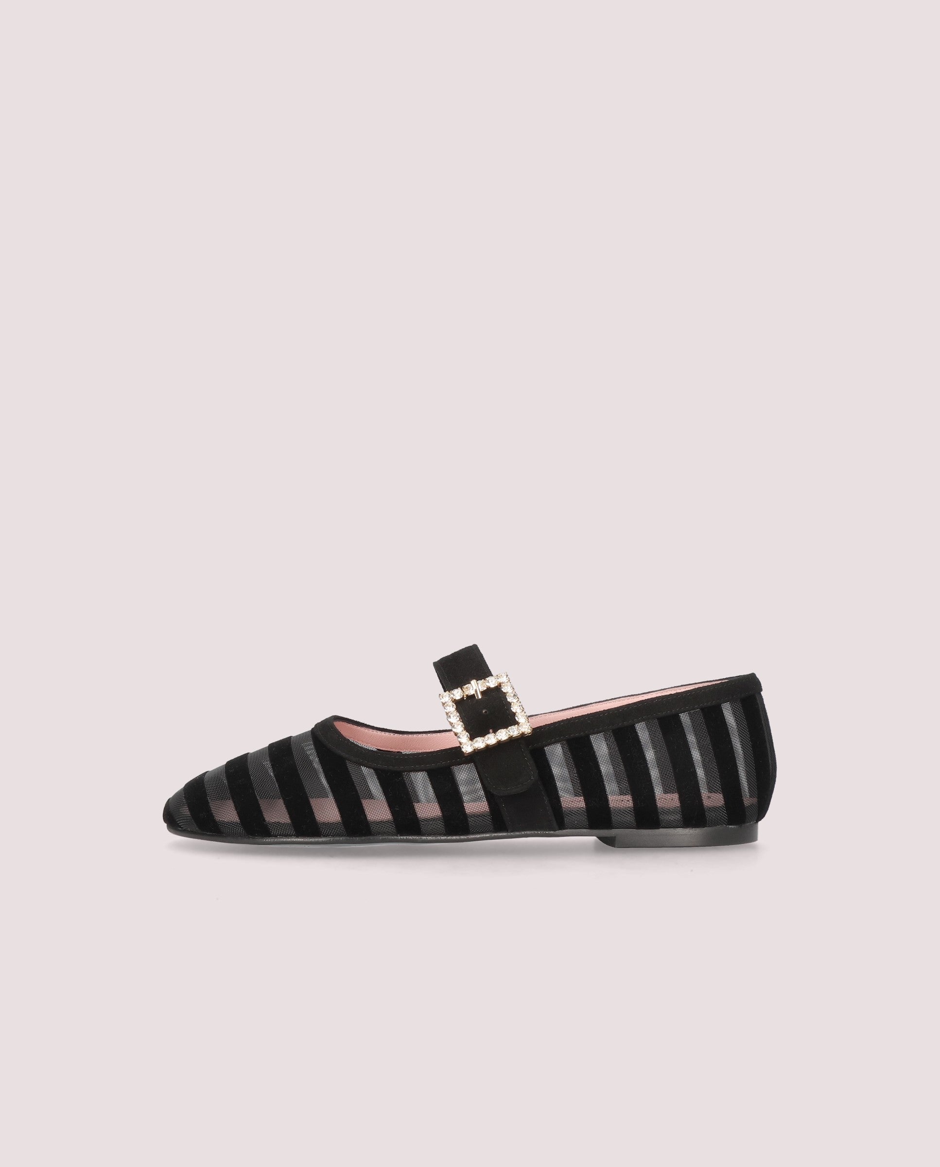 Georgia ballerina in black mesh 