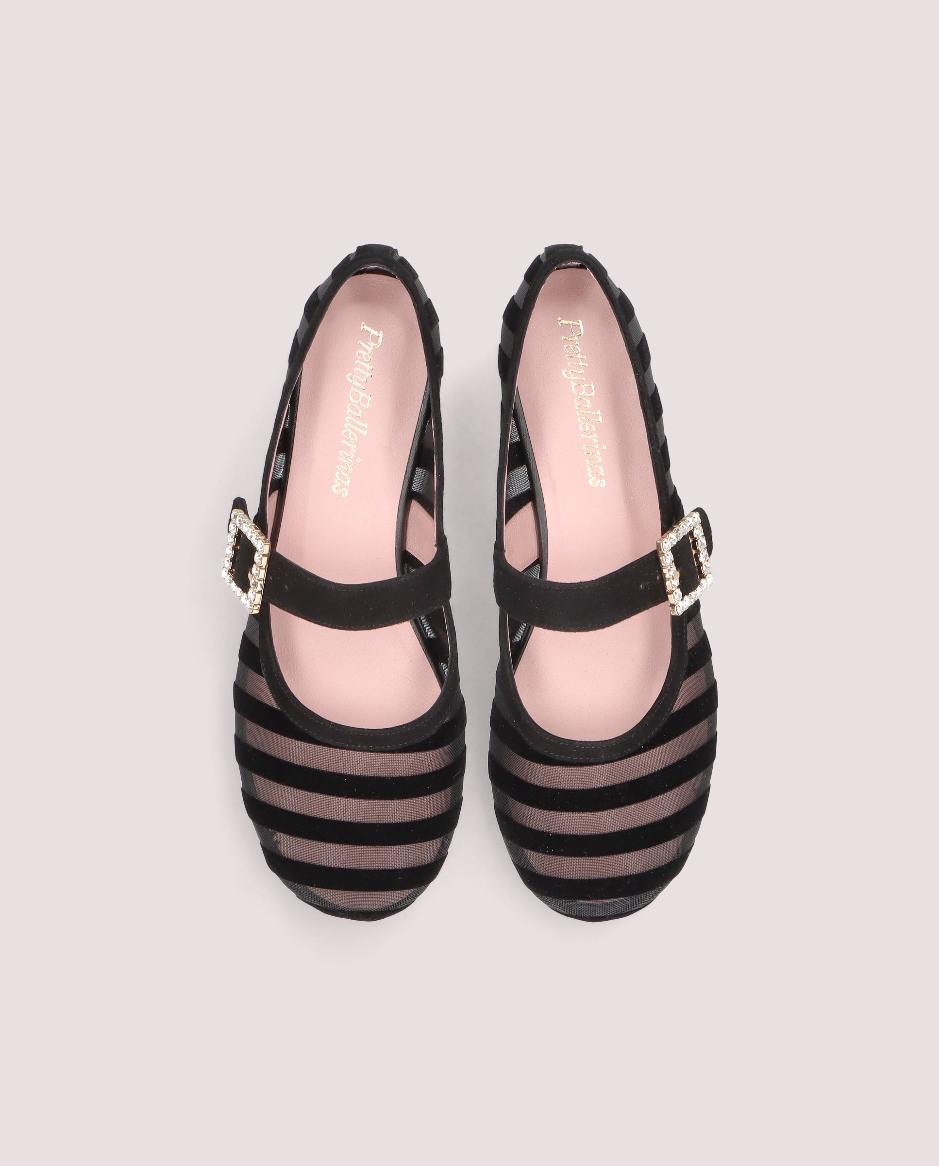 Alternative view of Georgia ballerina in black mesh  by PrettyBallerinas