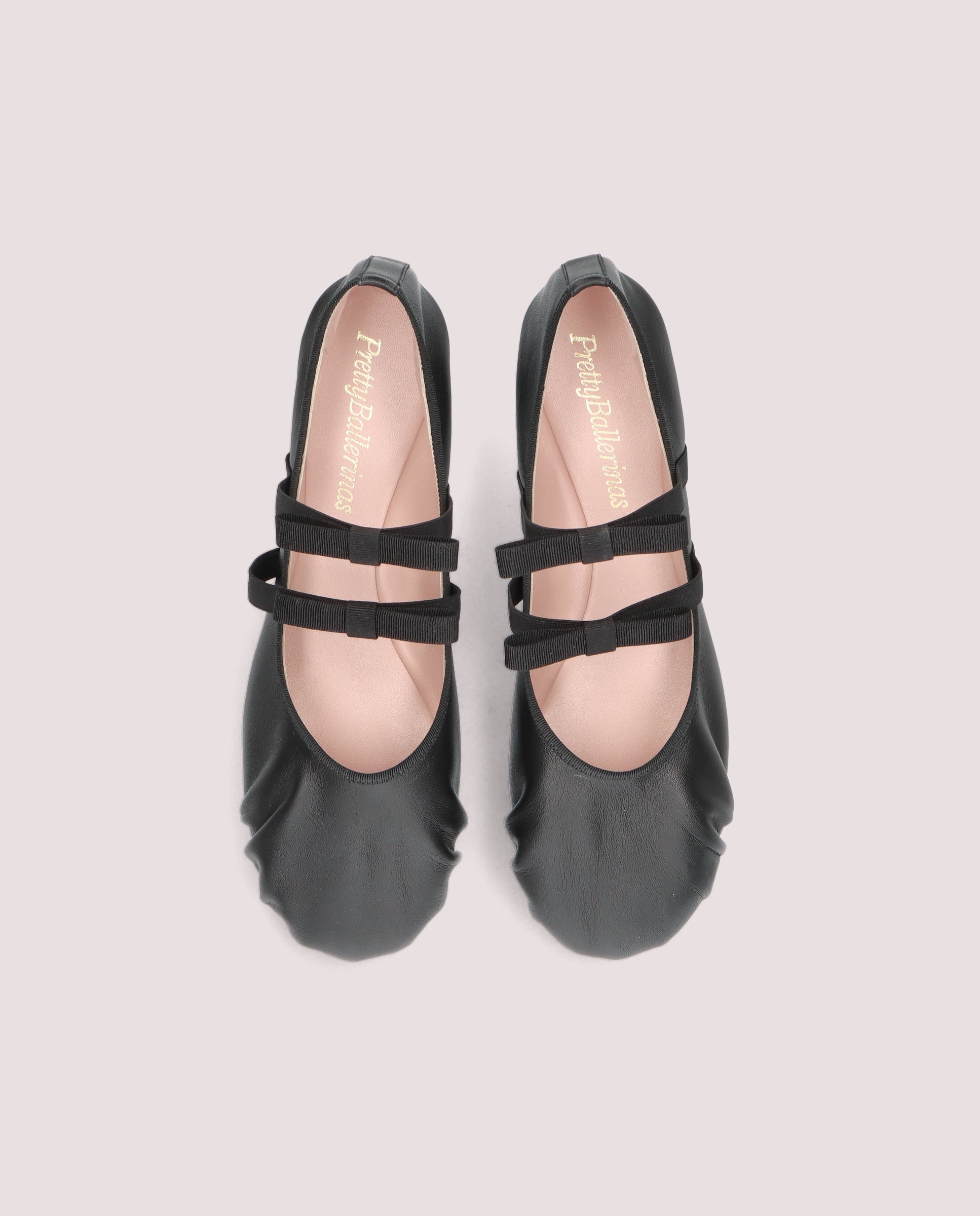 Vista alternativa de Bailarinas Lea Negros Piel por PrettyBallerinas