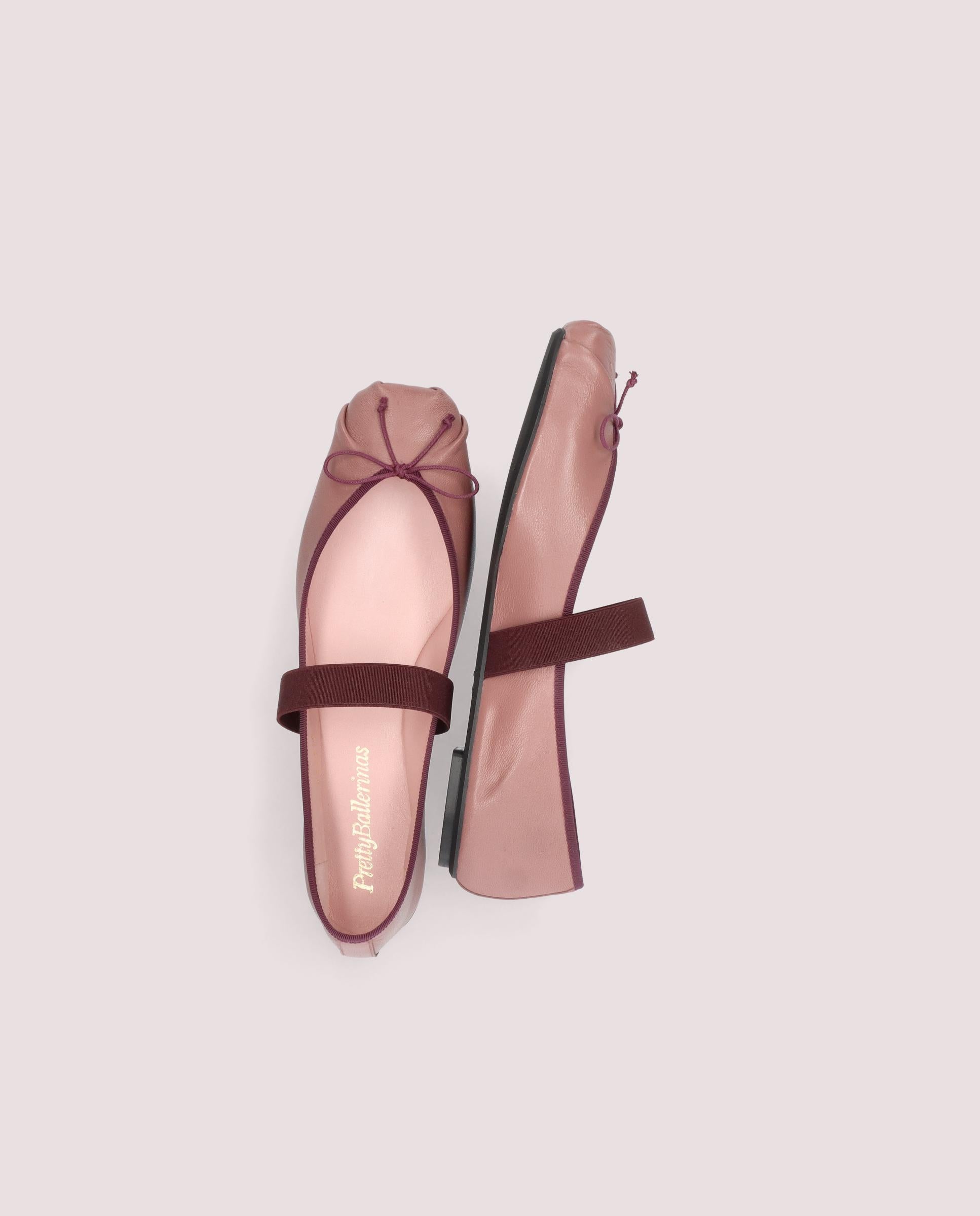 Kristen Ballet Flats PINK LEATHER