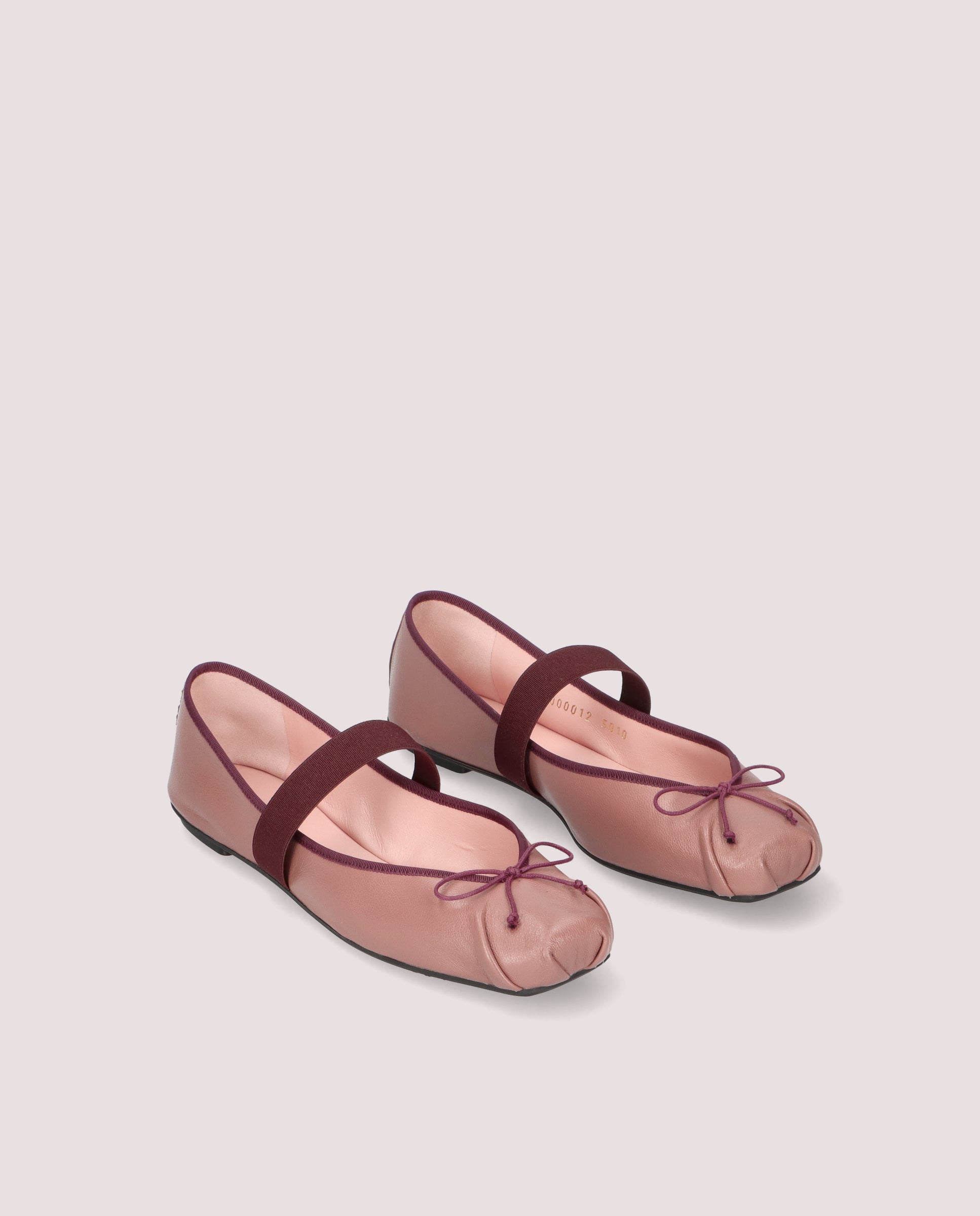 Image of Kristen Ballet Flats PINK LEATHER by PrettyBallerinas