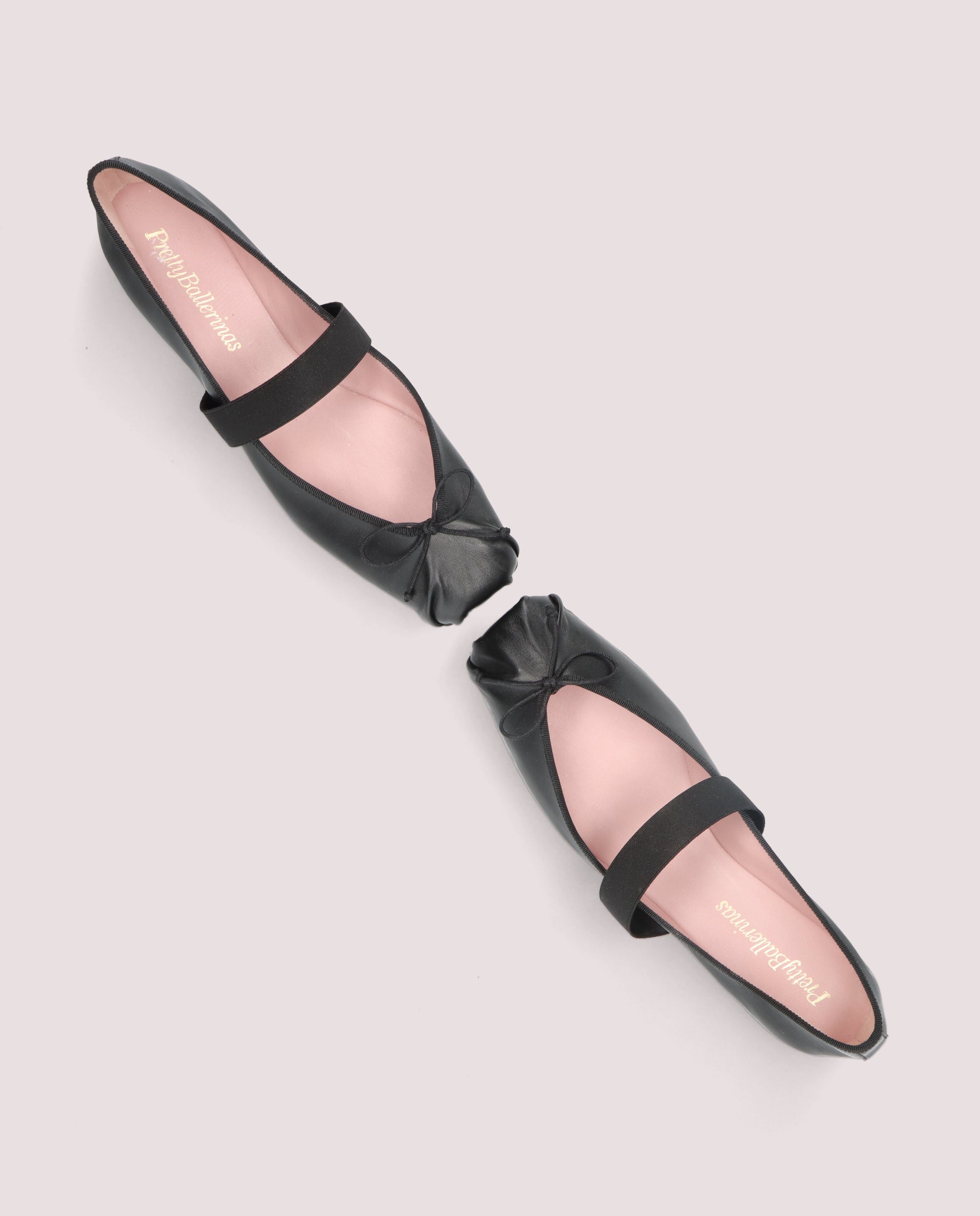 Kristen Ballet Flats BLACK LEATHER