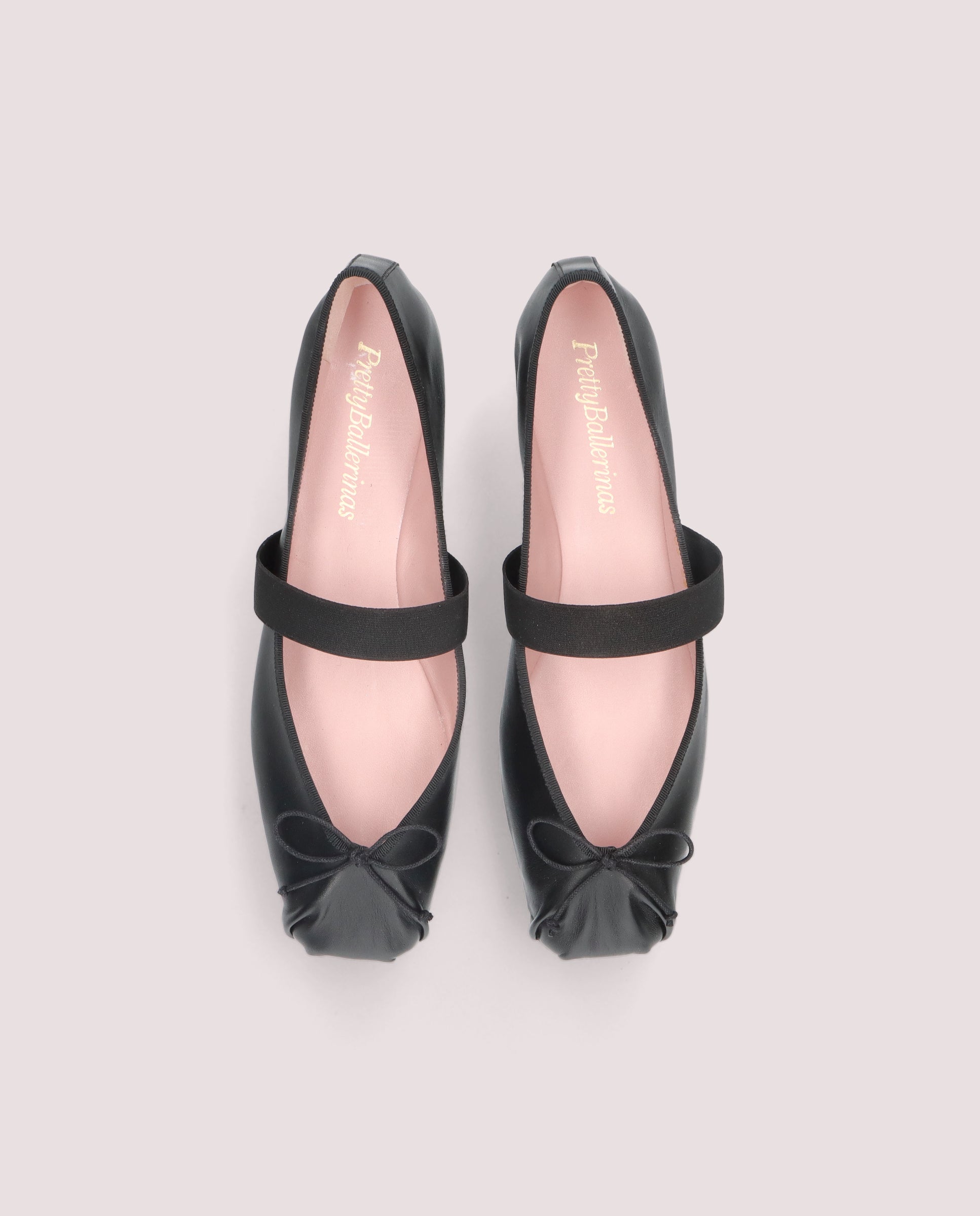 Kristen Ballet Flats BLACK LEATHER