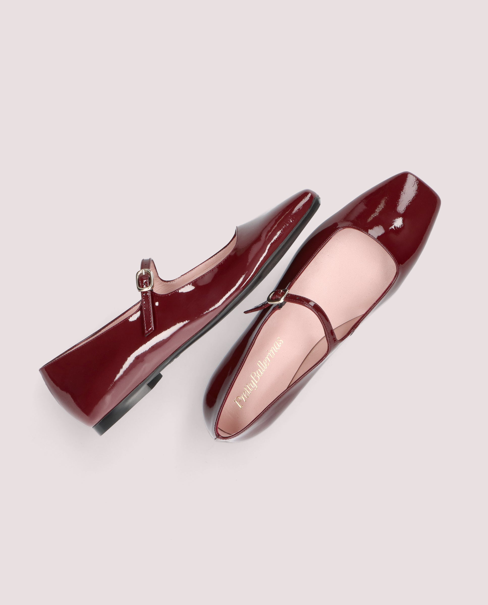 Camille Ballet Flats RED PATENT LEATHER