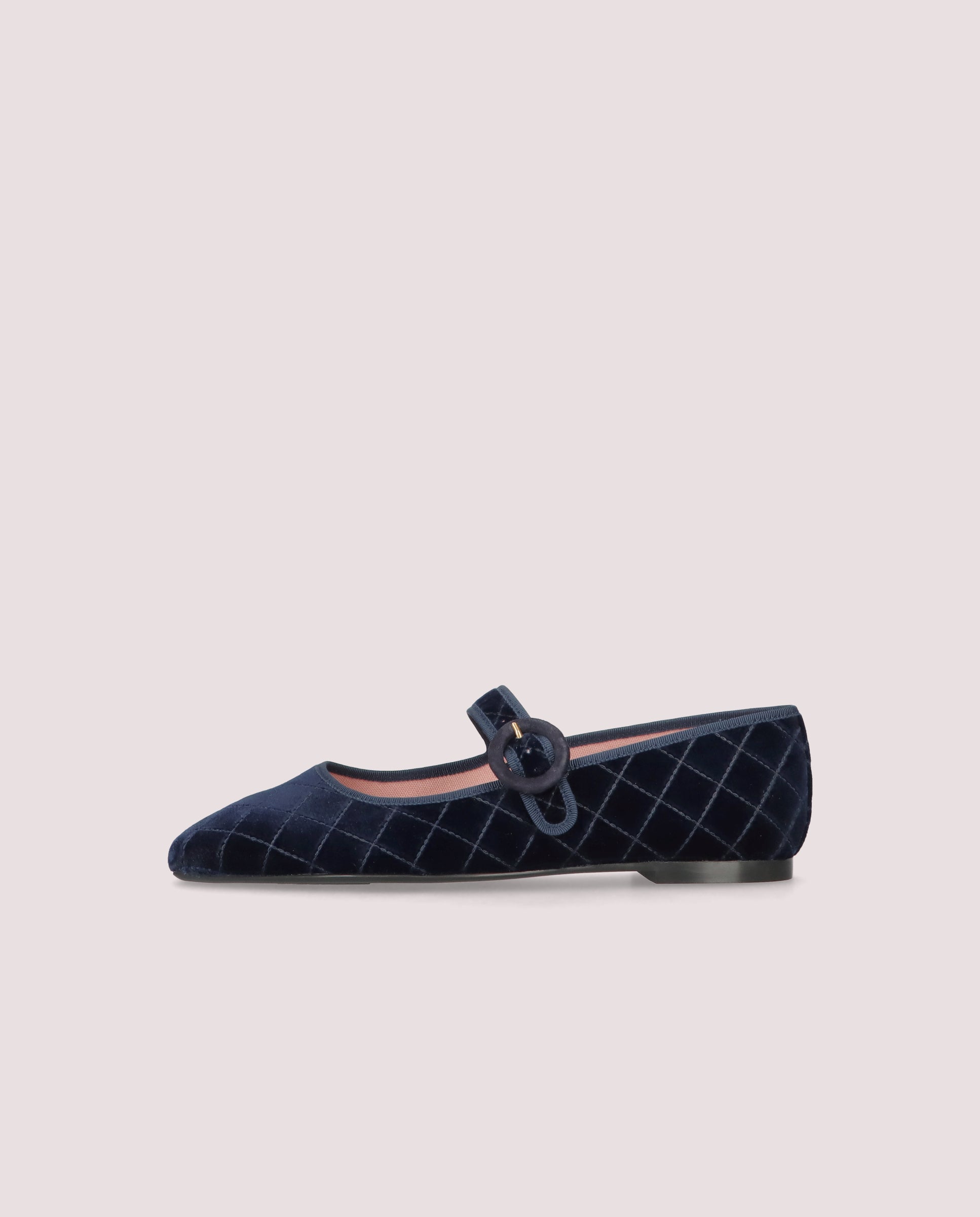 Ballerines en tricot bleu Camille