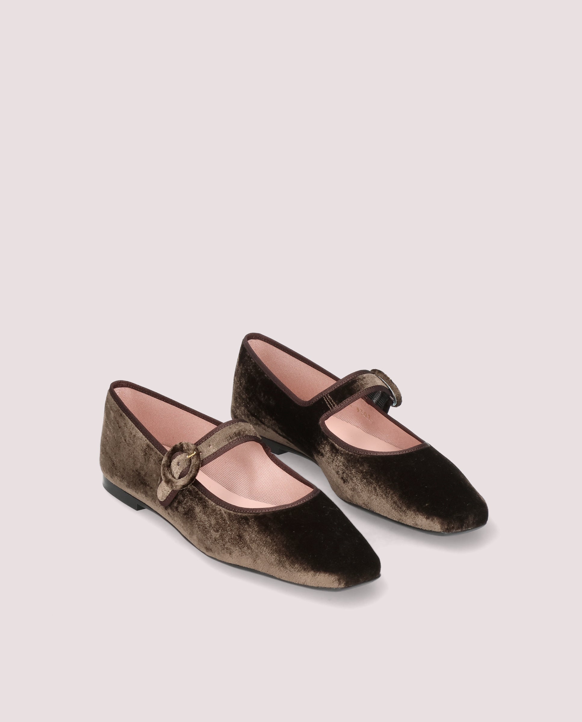 Image of Bailarinas Camille Marrones Tejidos by PrettyBallerinas