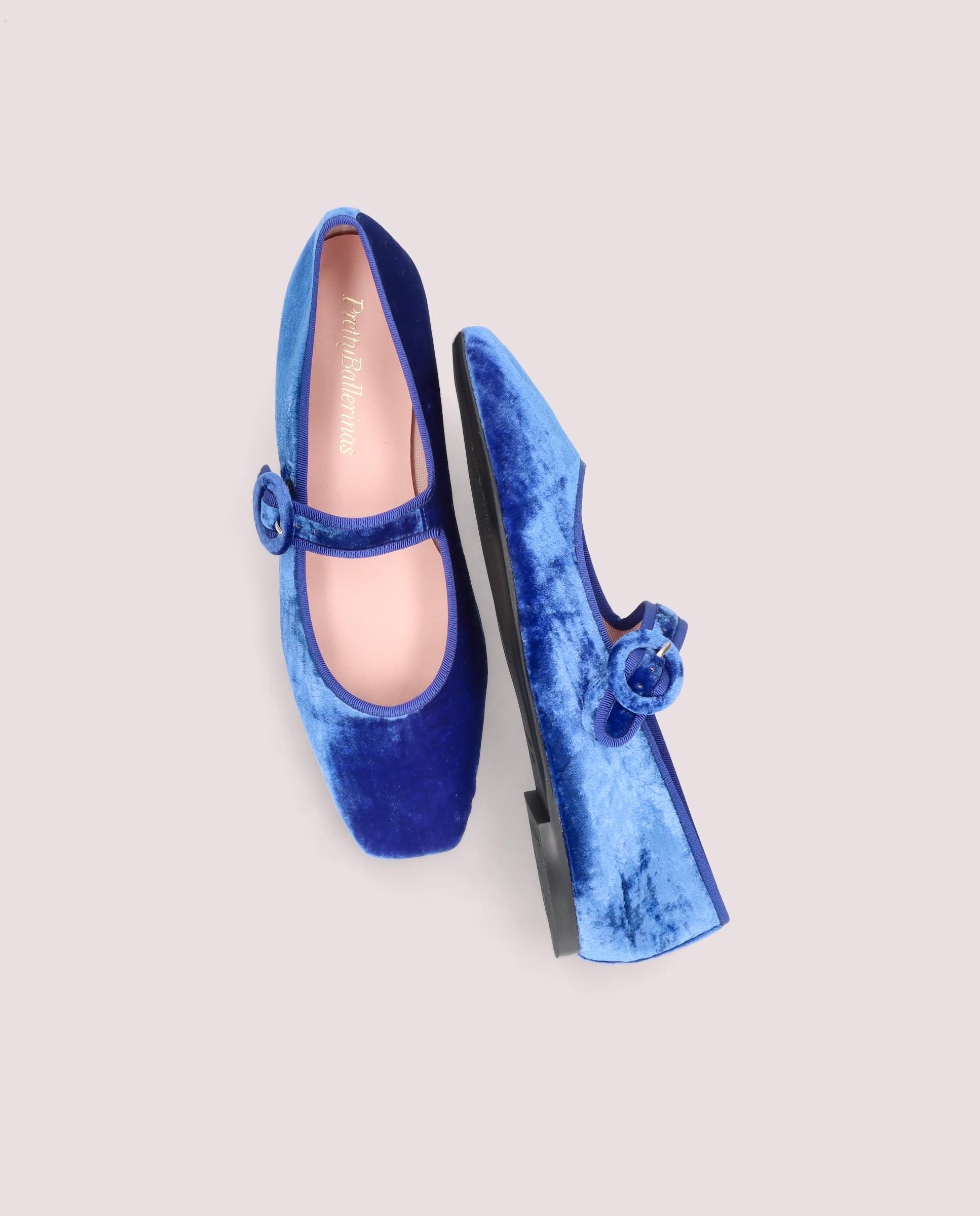 Camille BLUE FABRIC Ballet Flats