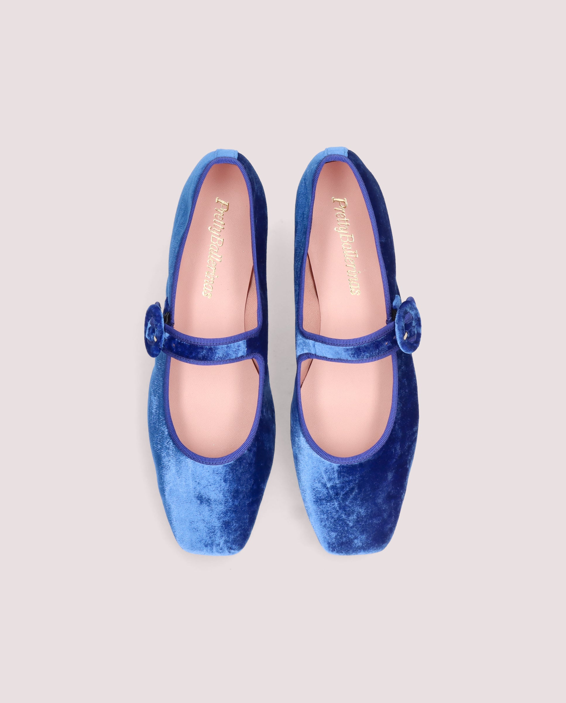Camille BLUE FABRIC Ballet Flats