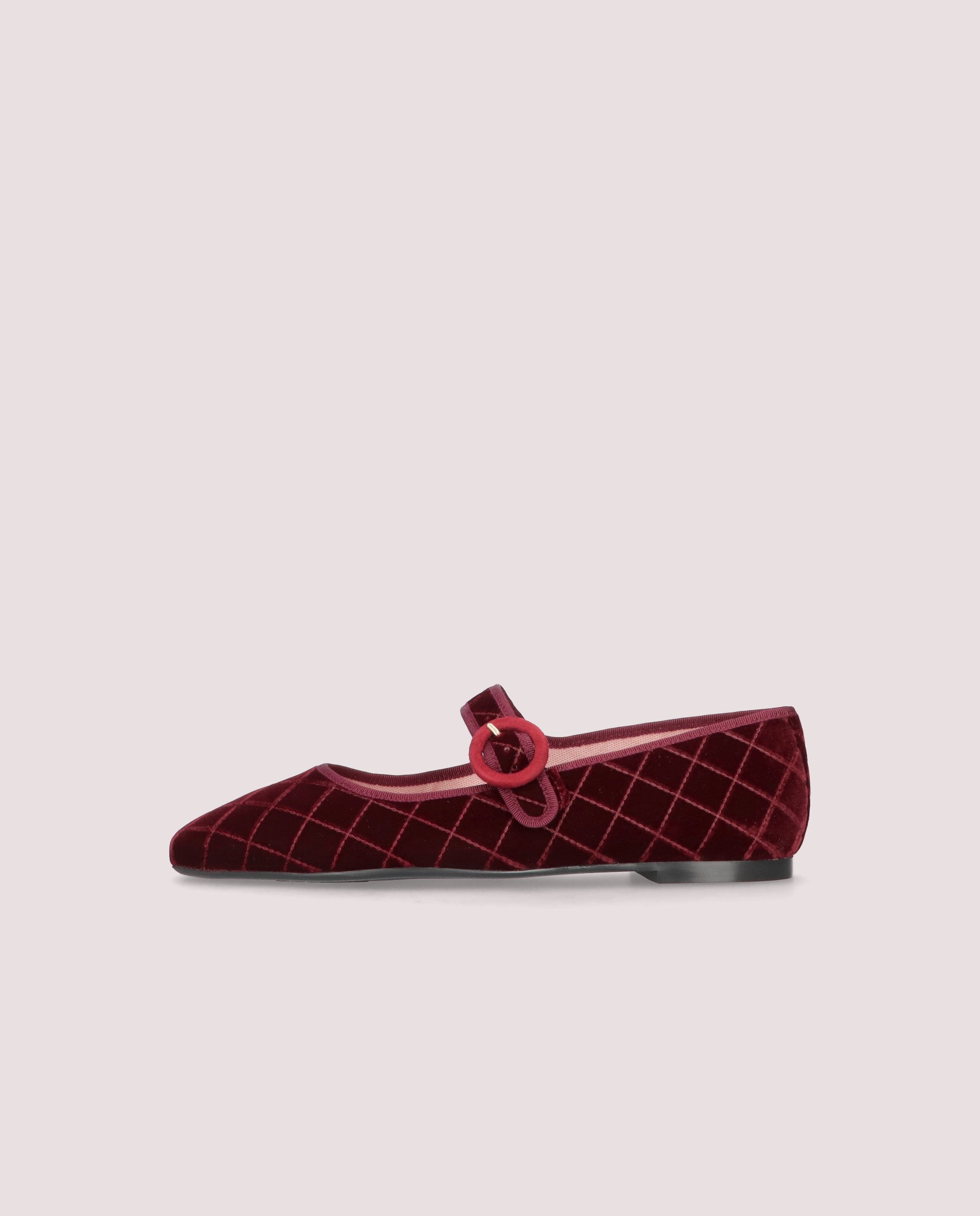 Camille Ballet Flats RED WOVEN