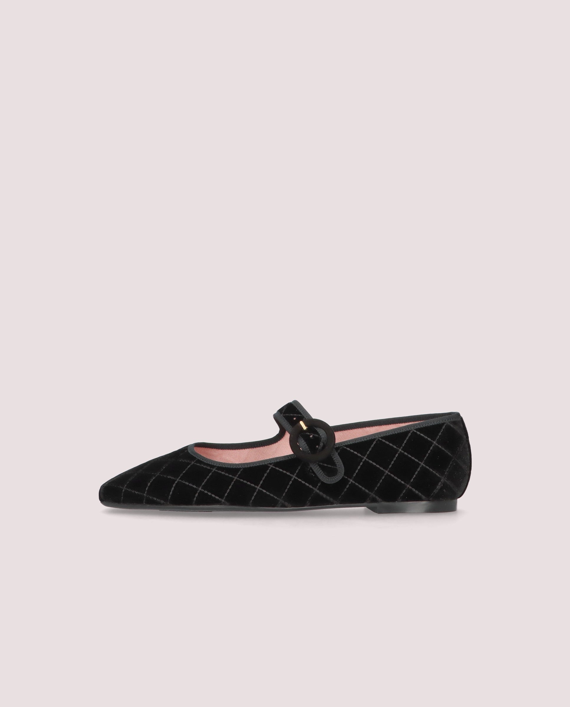 Ballerines en tricot noir Camille