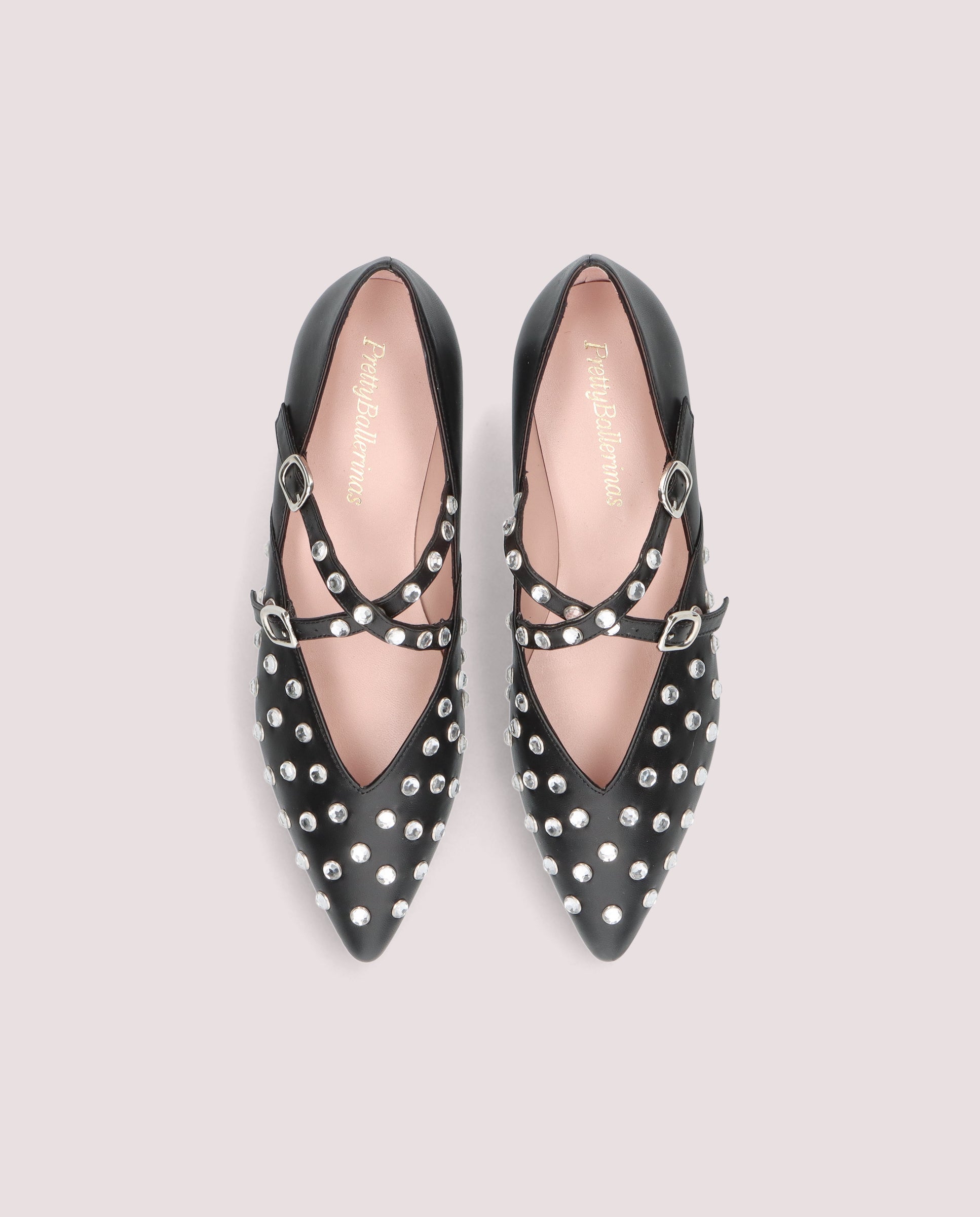Ella Ballet Flats BLACK LEATHER